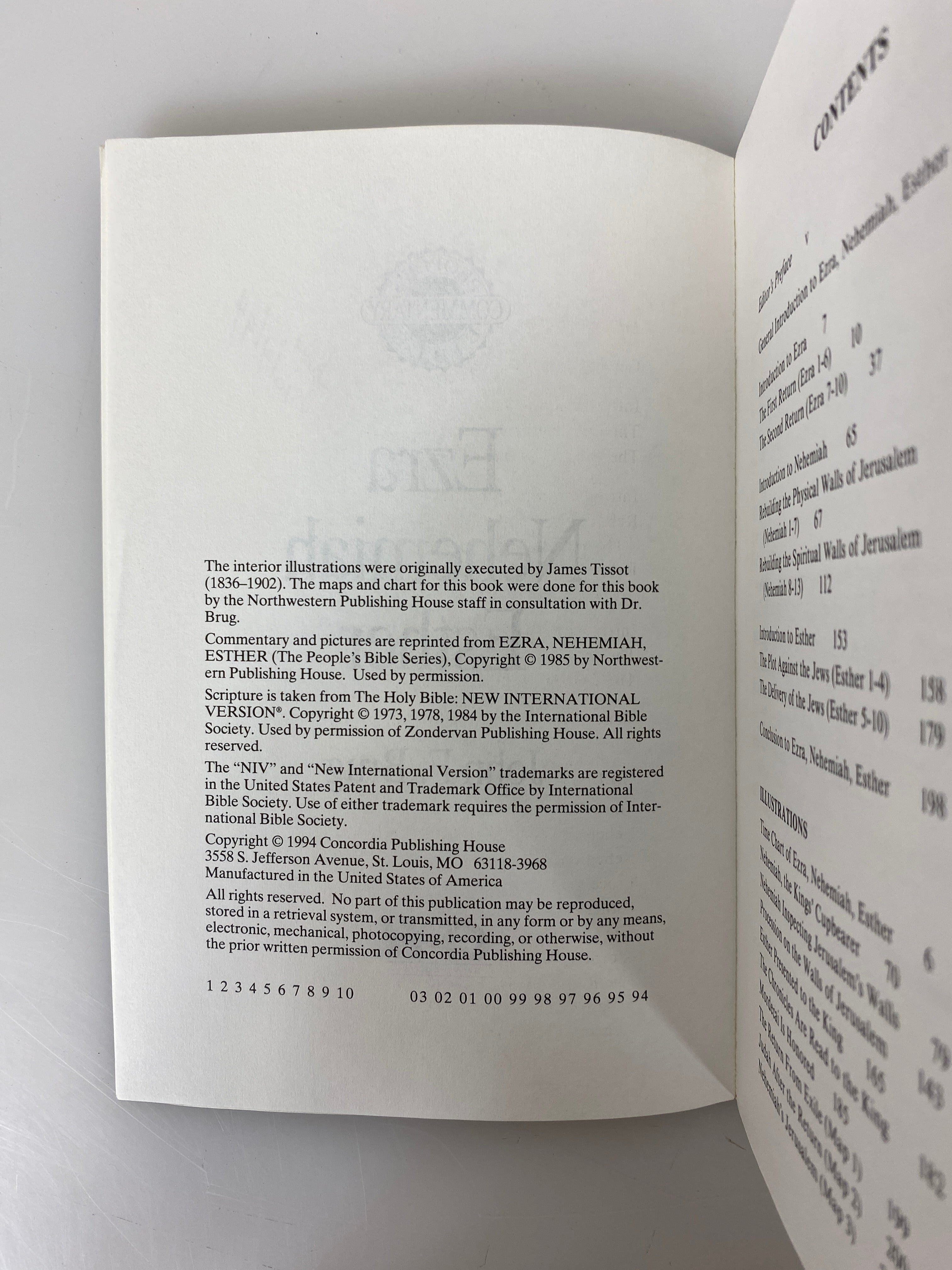 Set of 39 People's Commentary Bible 1990's Concordia House SC
