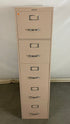 Steelcase #1845-1 Light Beige 5 Drawer File Cabinet
