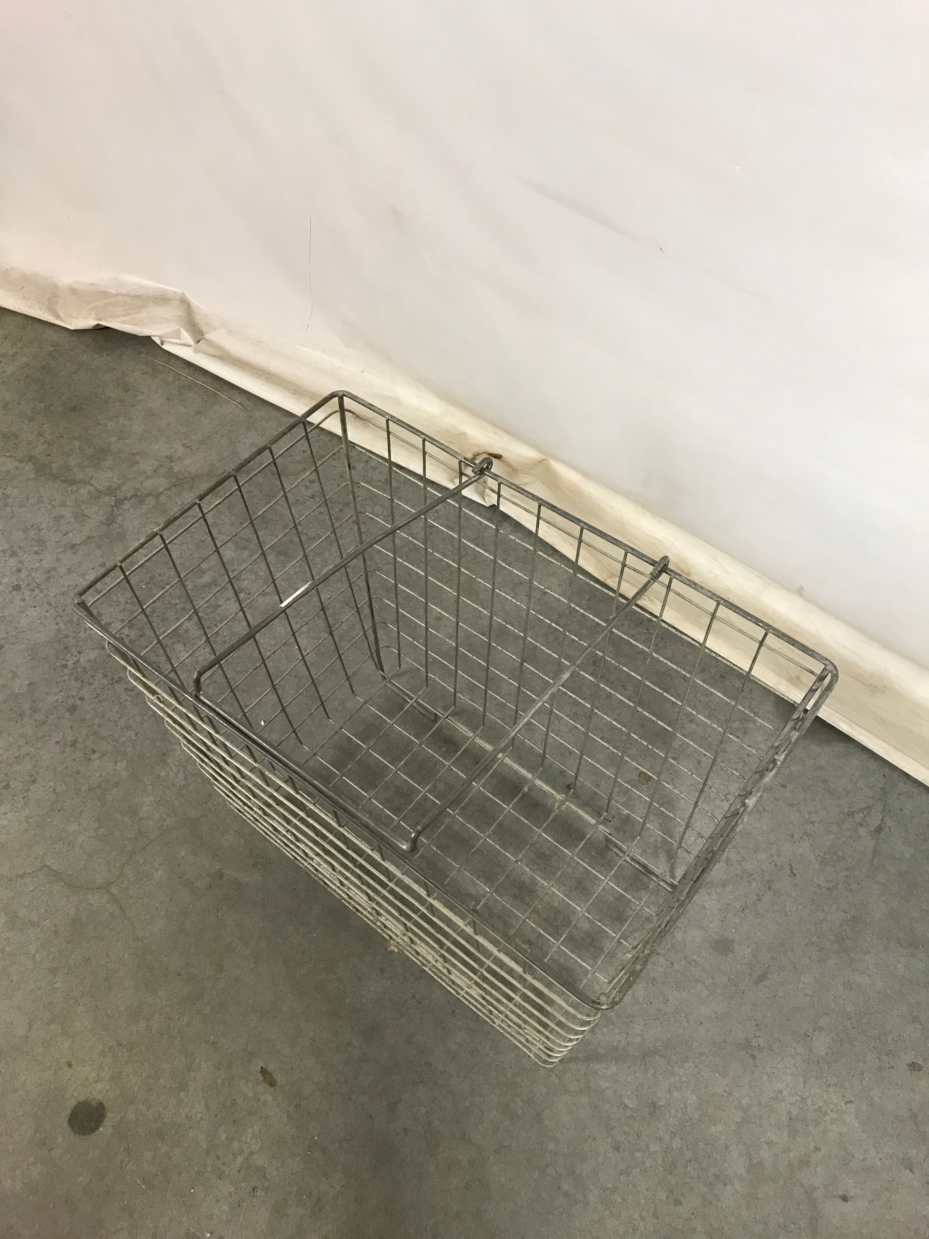 Rustic Wired Laundry Basket