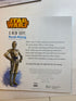 Lot of 2 Star Wars Read Along Kids Books w/ CDs 2015