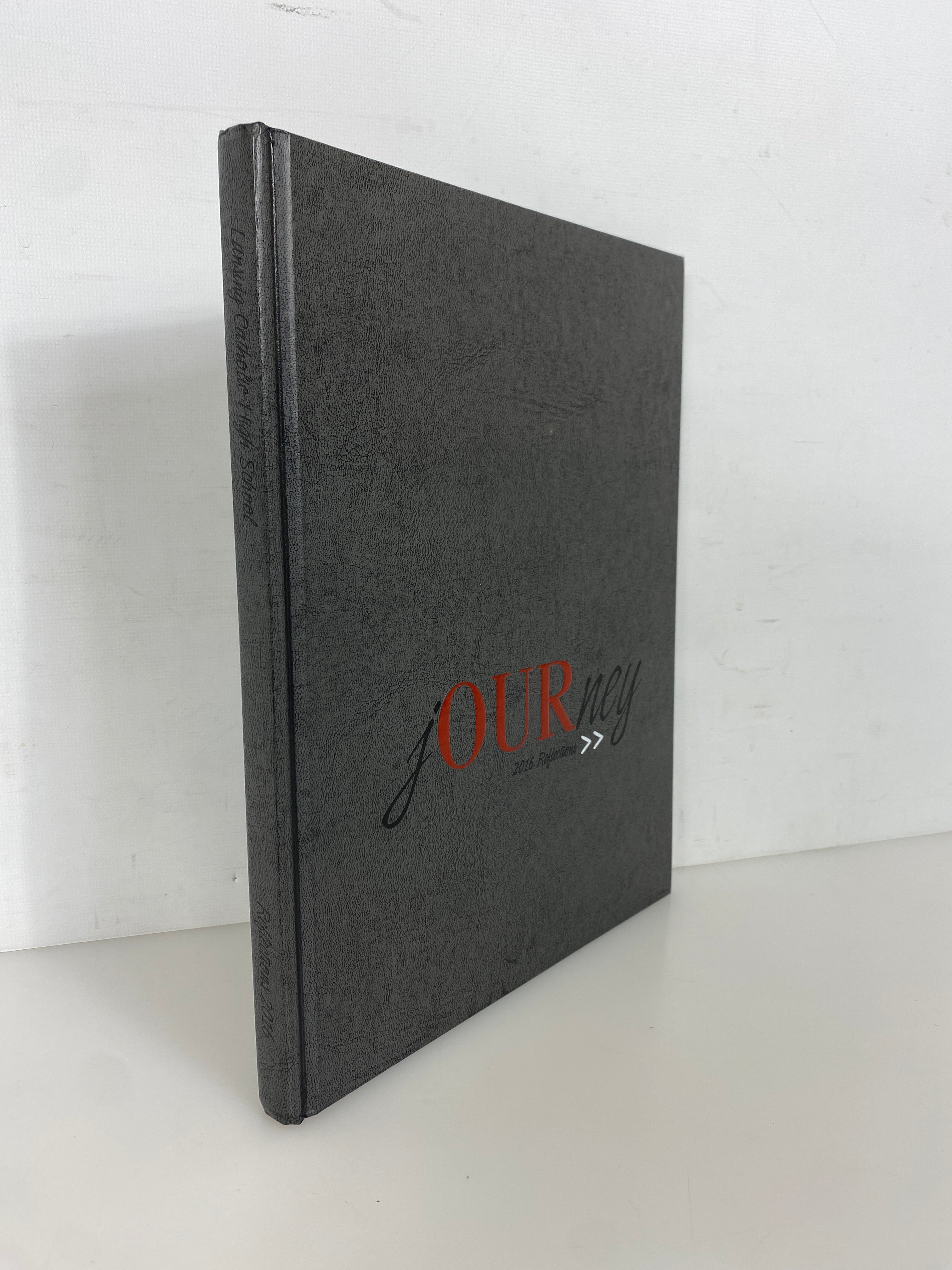 2016 Lansing Catholic High School "Reflections" Yearbook HC