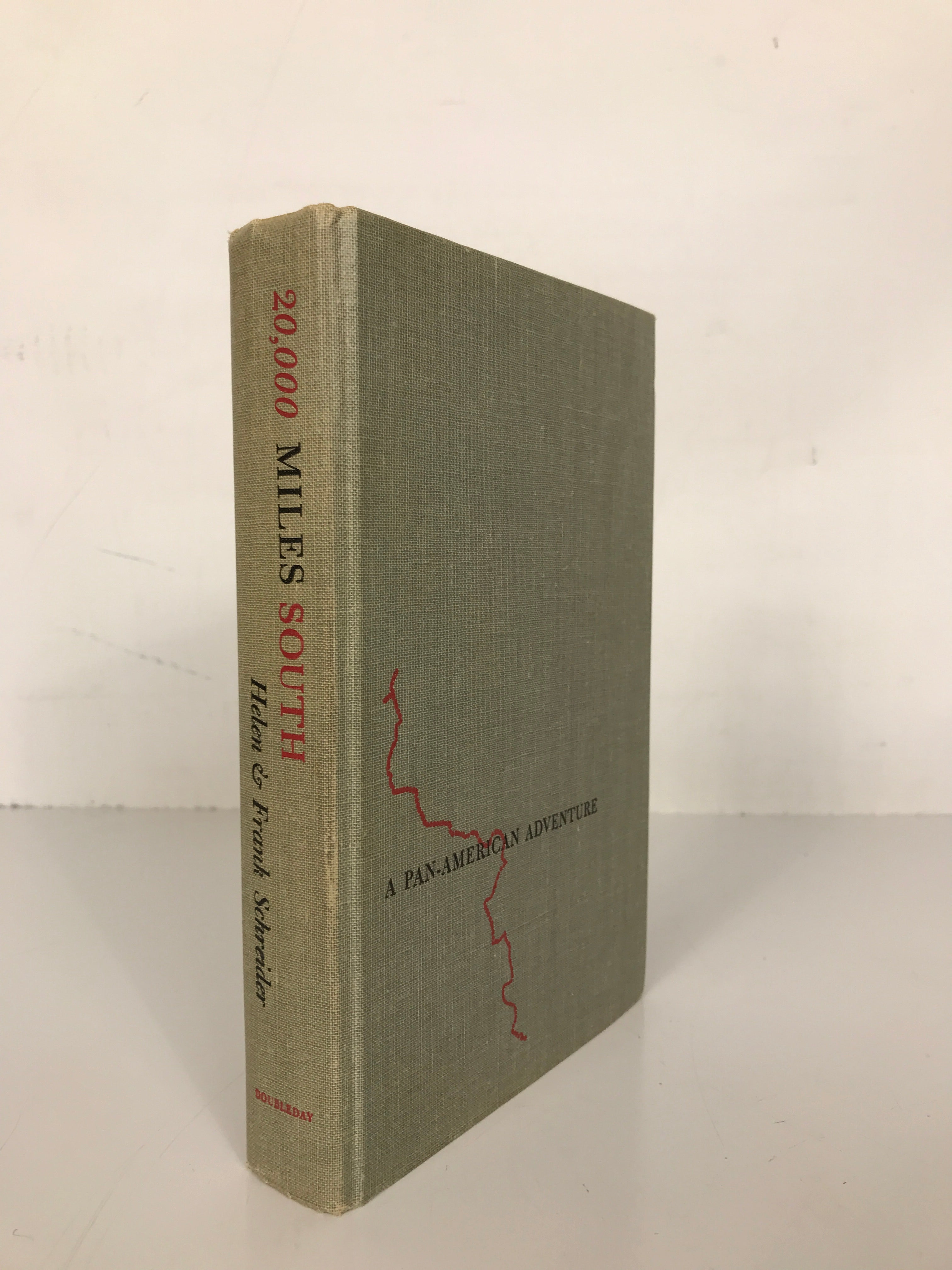 20,000 Miles South by Helen & Frank Schreider 1957 HC DJ