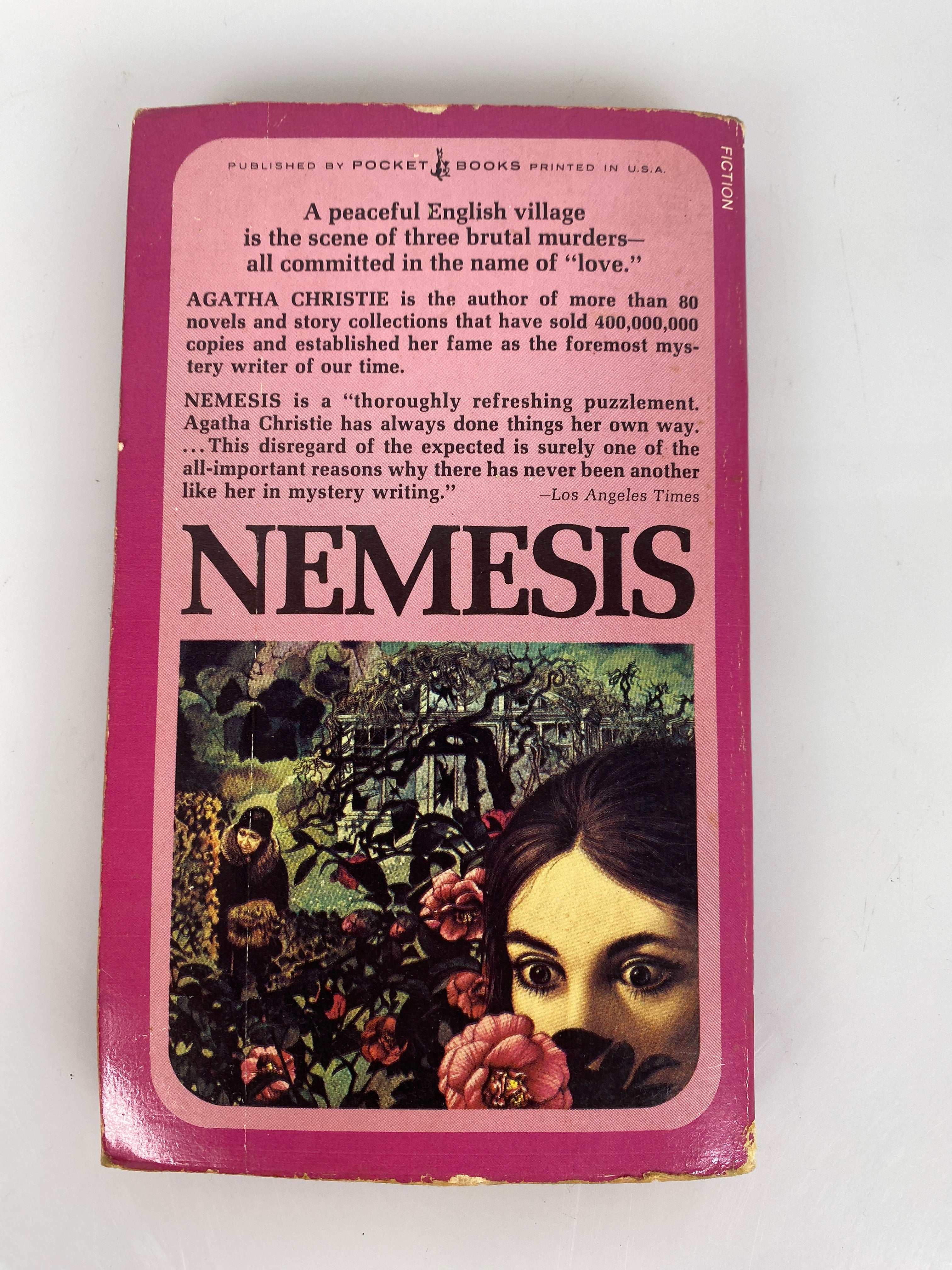 Nemesis Agatha Christie Vintage Paperback Mystery 1973