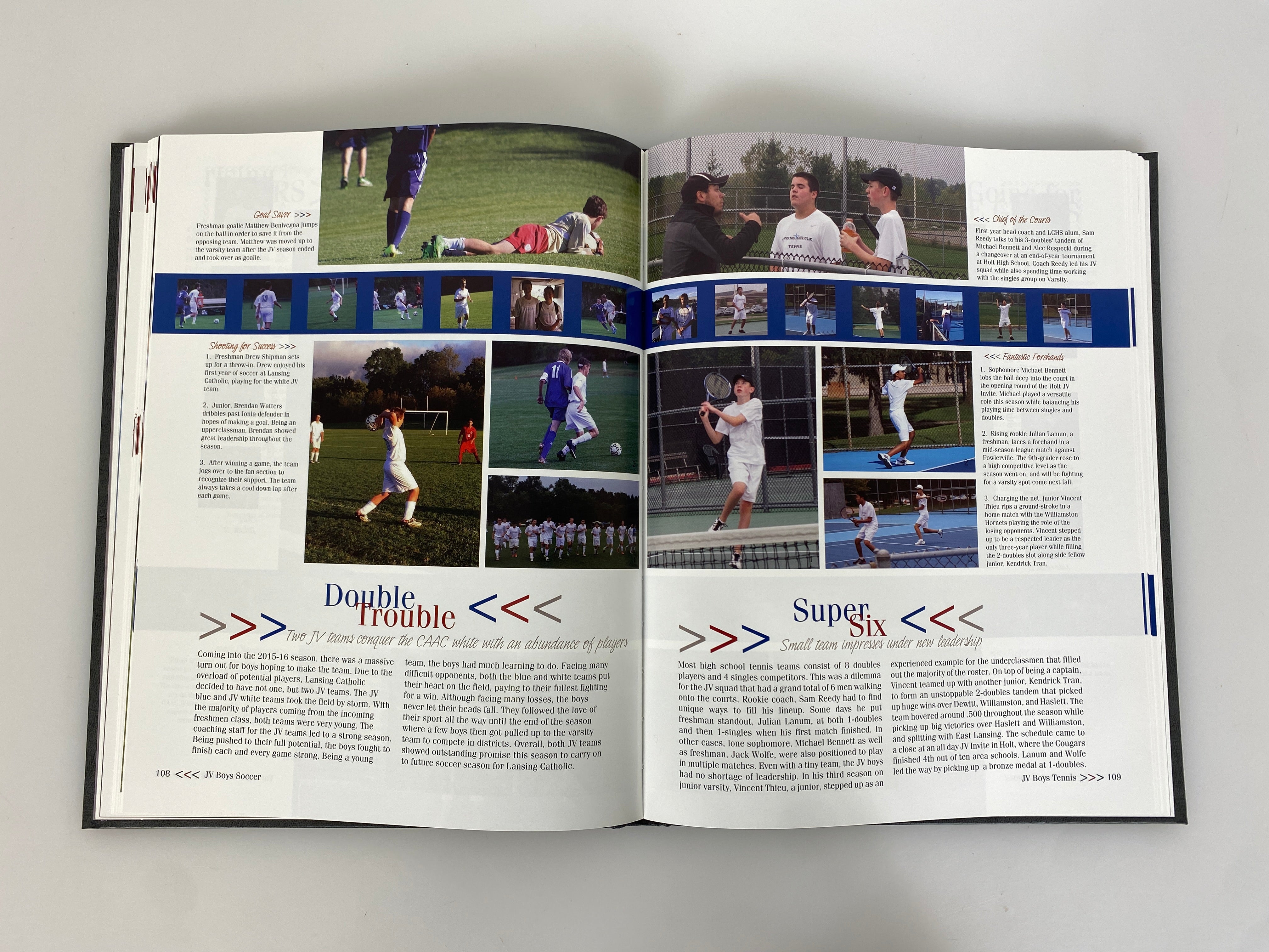 2016 Lansing Catholic High School "Reflections" Yearbook HC