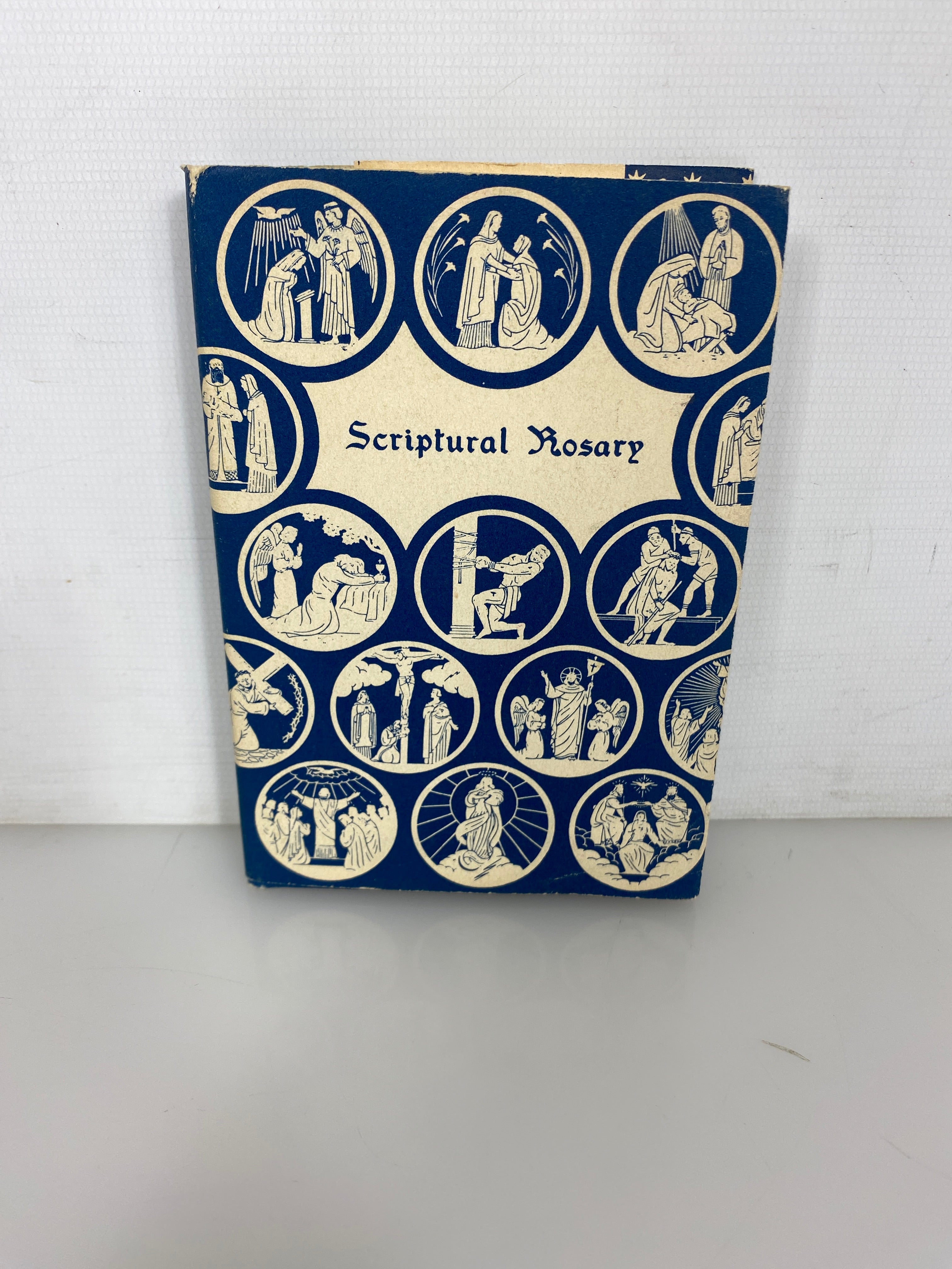 Scriptural Rosary 1963 Fifth Printing Scriptural Rosary Center HC DJ