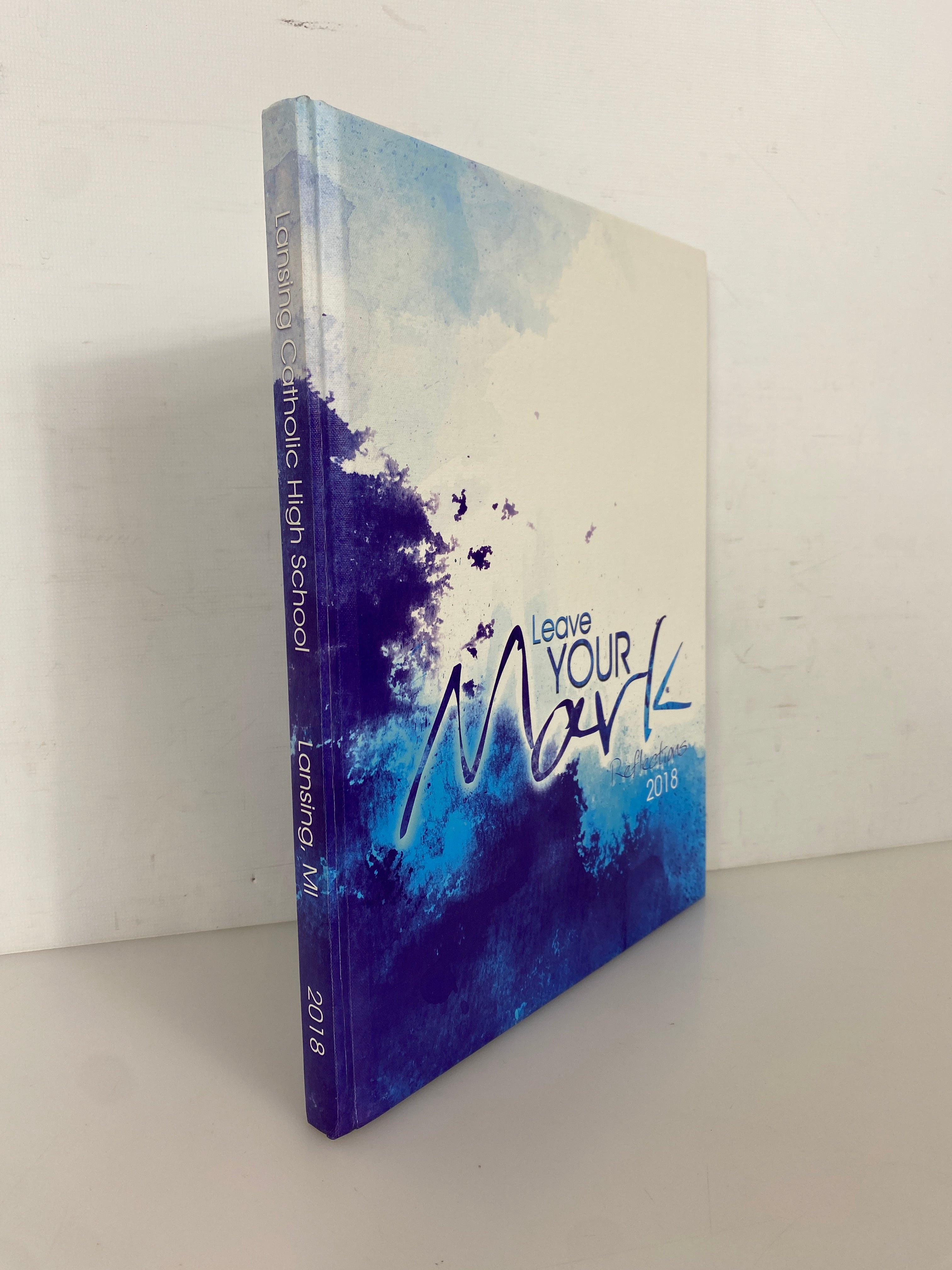 2018 Lansing Catholic High School "Reflections" Yearbook HC