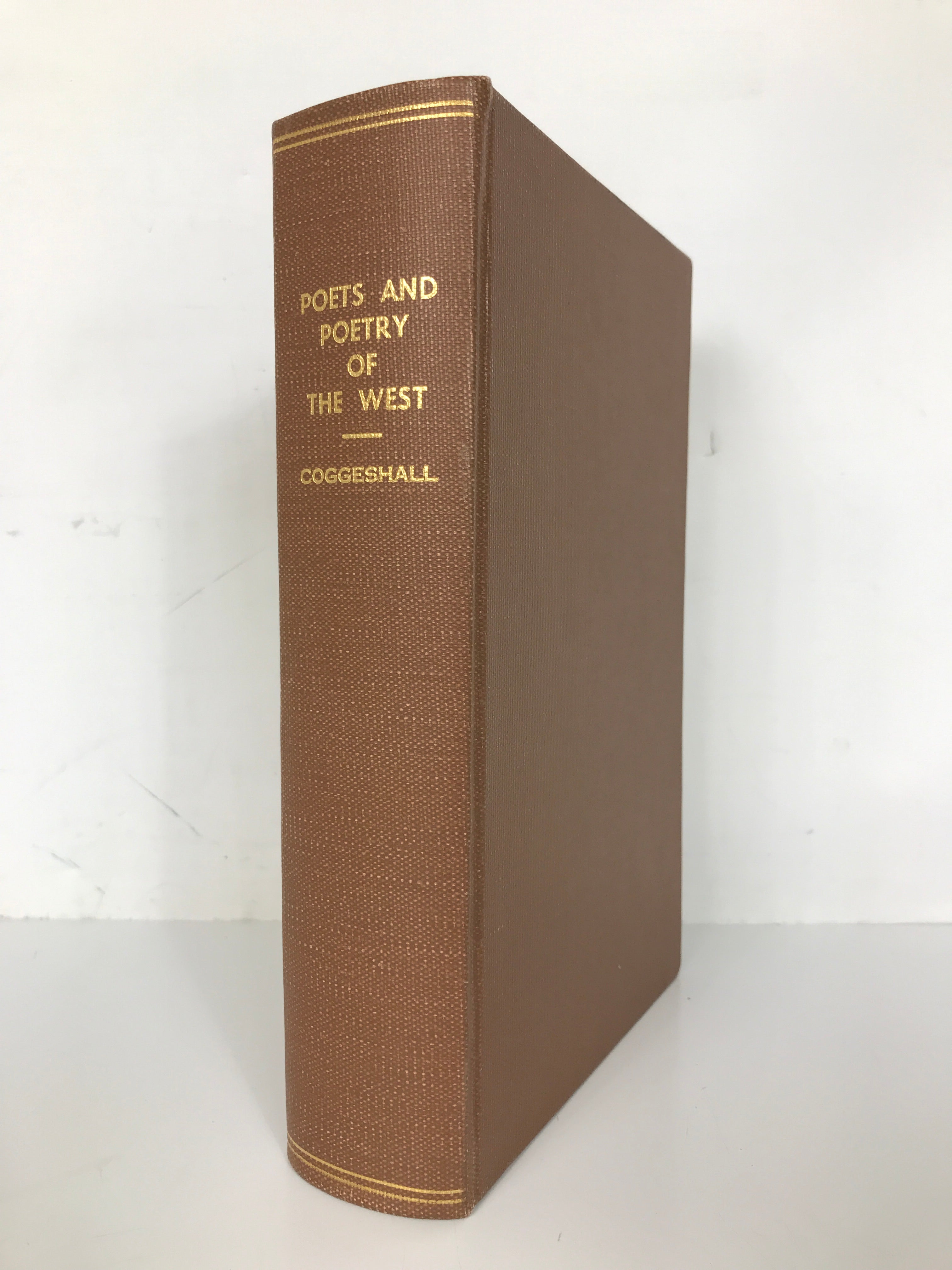 The Poets & Poetry of the West by William Coggeshall 1860 First Edition Rebound