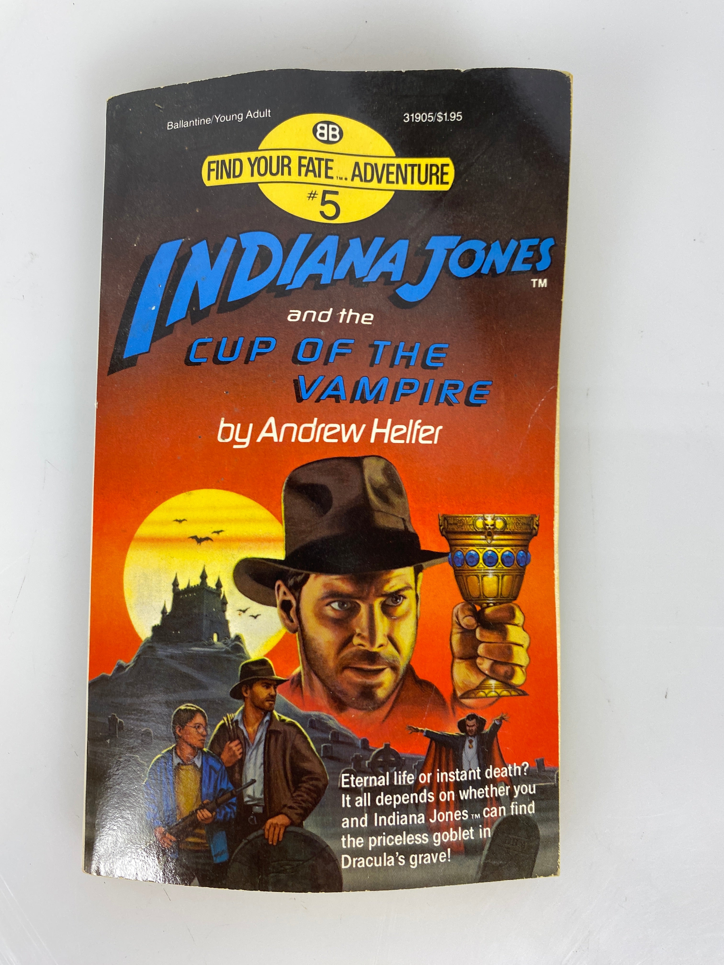 Find Your Fate Indiana Jones #5: Cup of the Vampire Andrew Helfer 1984 SC