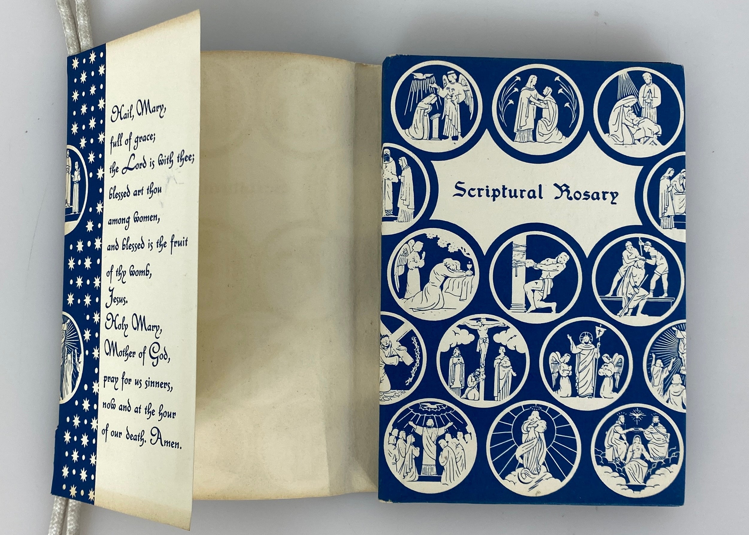 Scriptural Rosary 1963 Fifth Printing Scriptural Rosary Center HC DJ