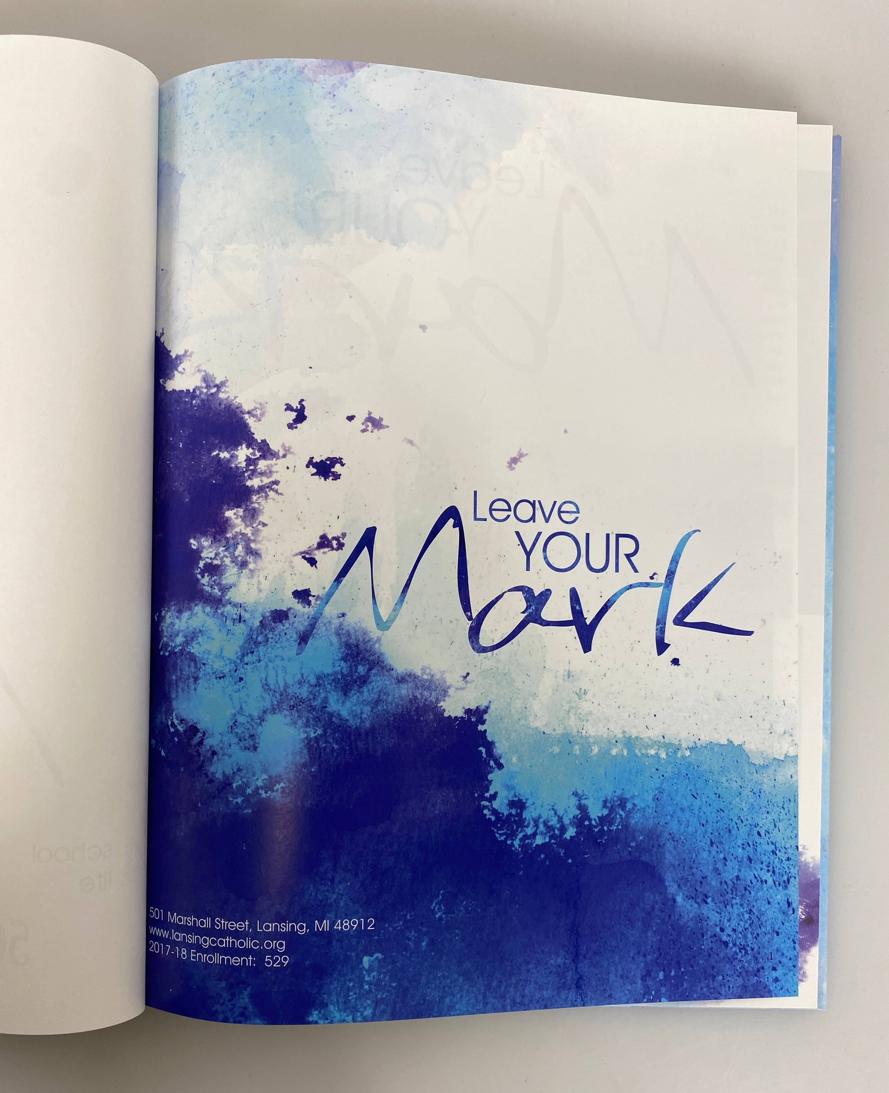 2018 Lansing Catholic High School "Reflections" Yearbook HC
