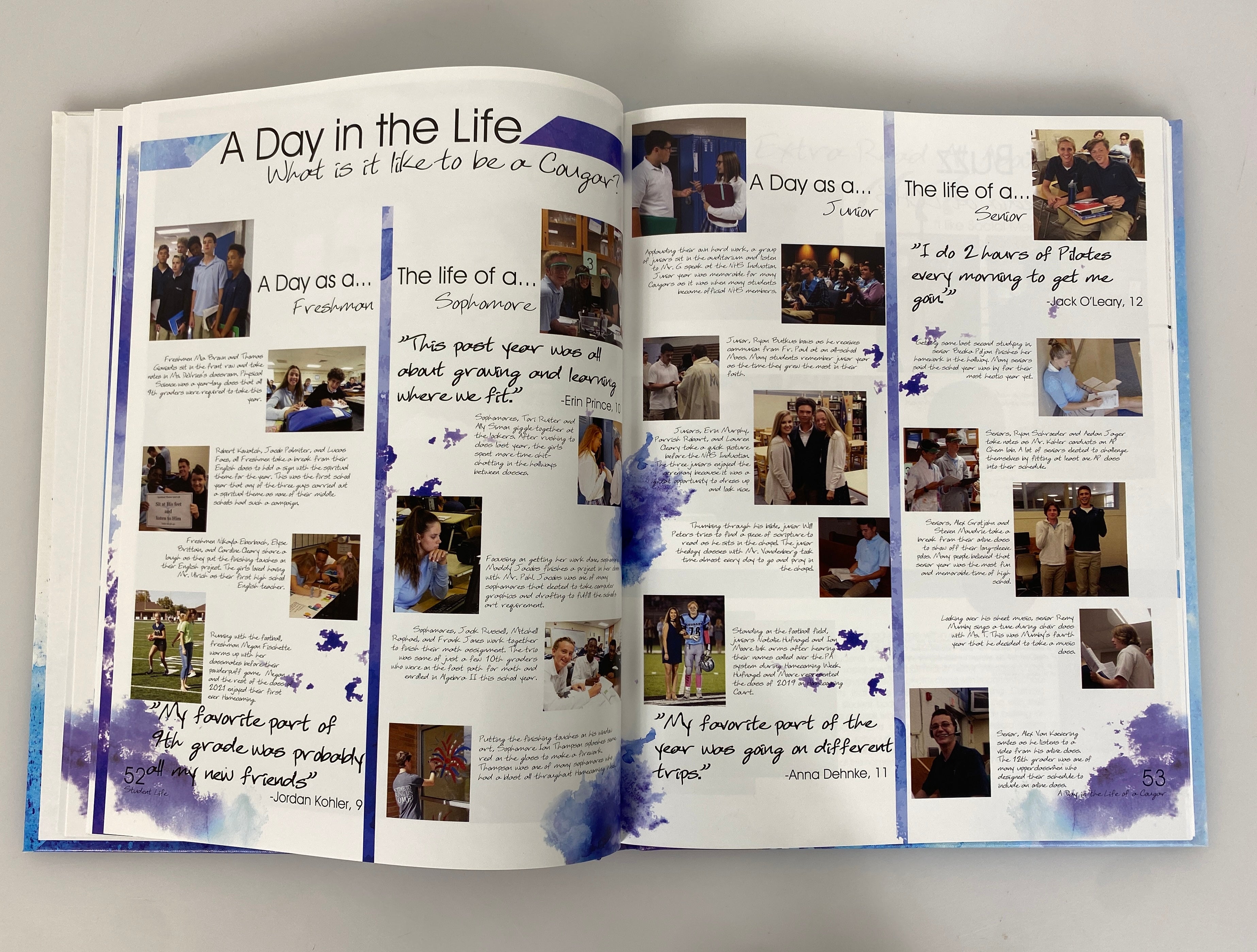 2018 Lansing Catholic High School "Reflections" Yearbook HC