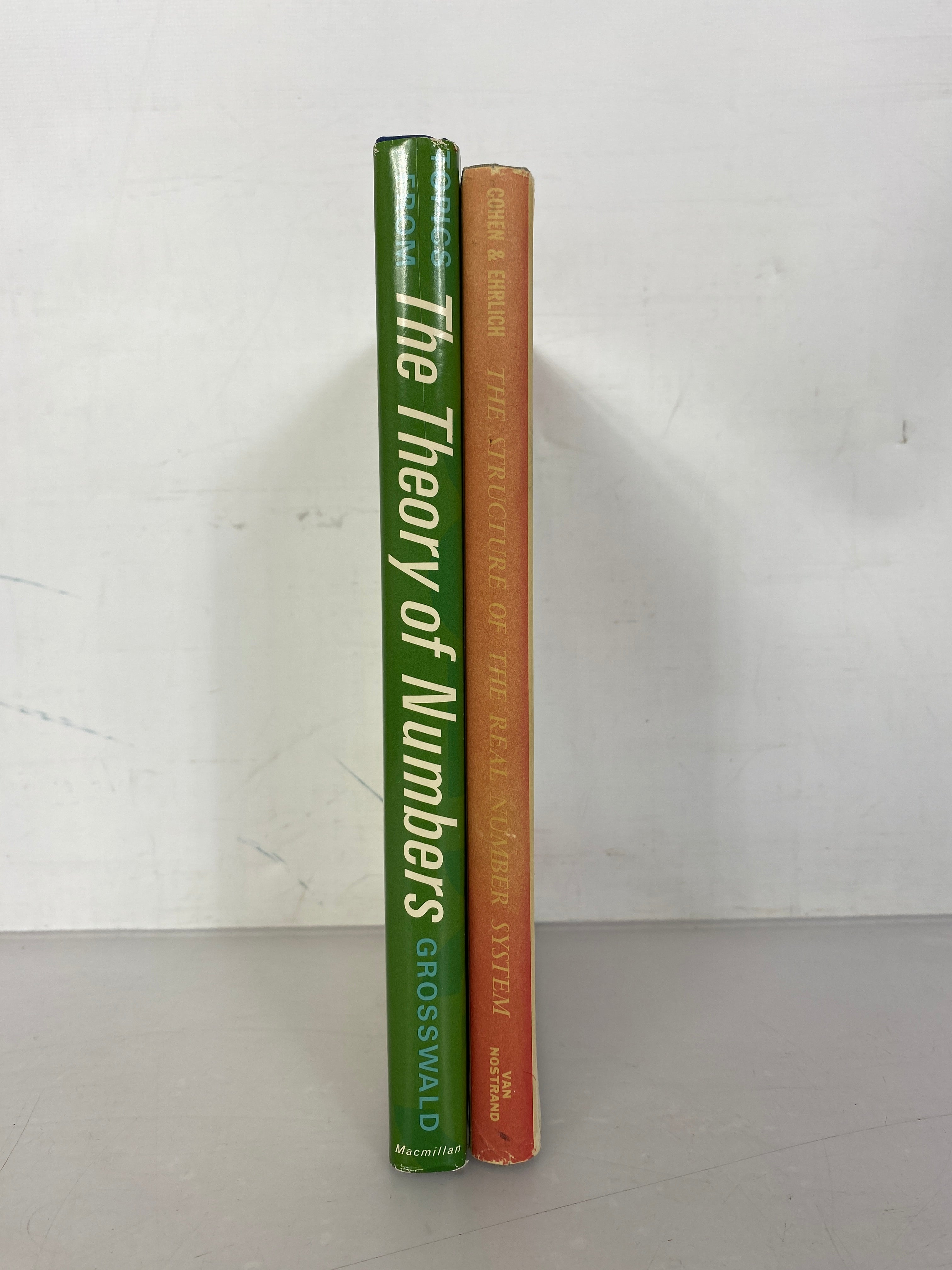 Lot of 2 Number Theory Books 1963-1966 HC DJ