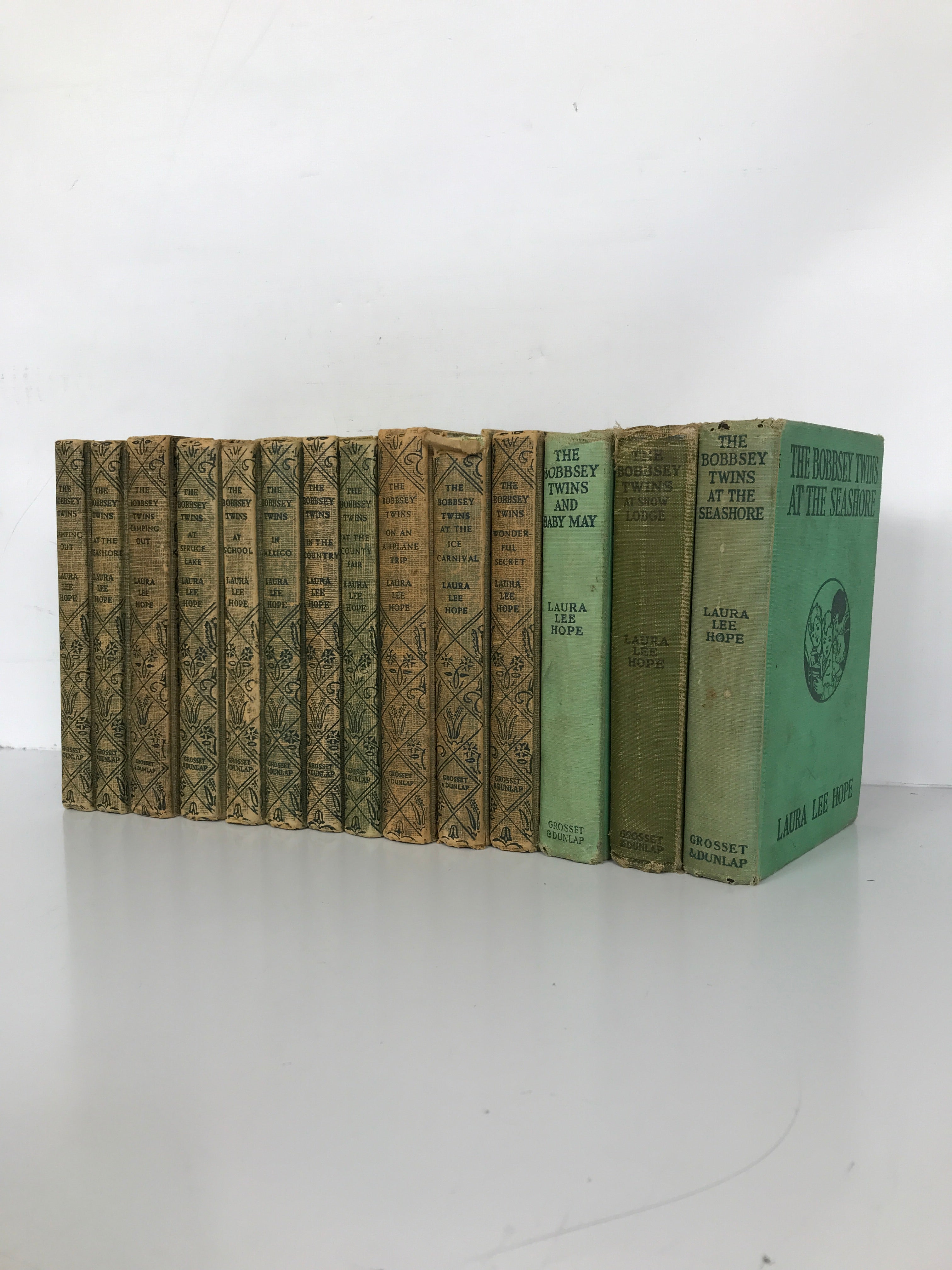 Lot of 14 Vols: The Bobbsey Twins 1907-1955 HC Grosset & Dunlap HC