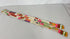 Vintage 1960s Neon Mod Floral Print Cloth Belt