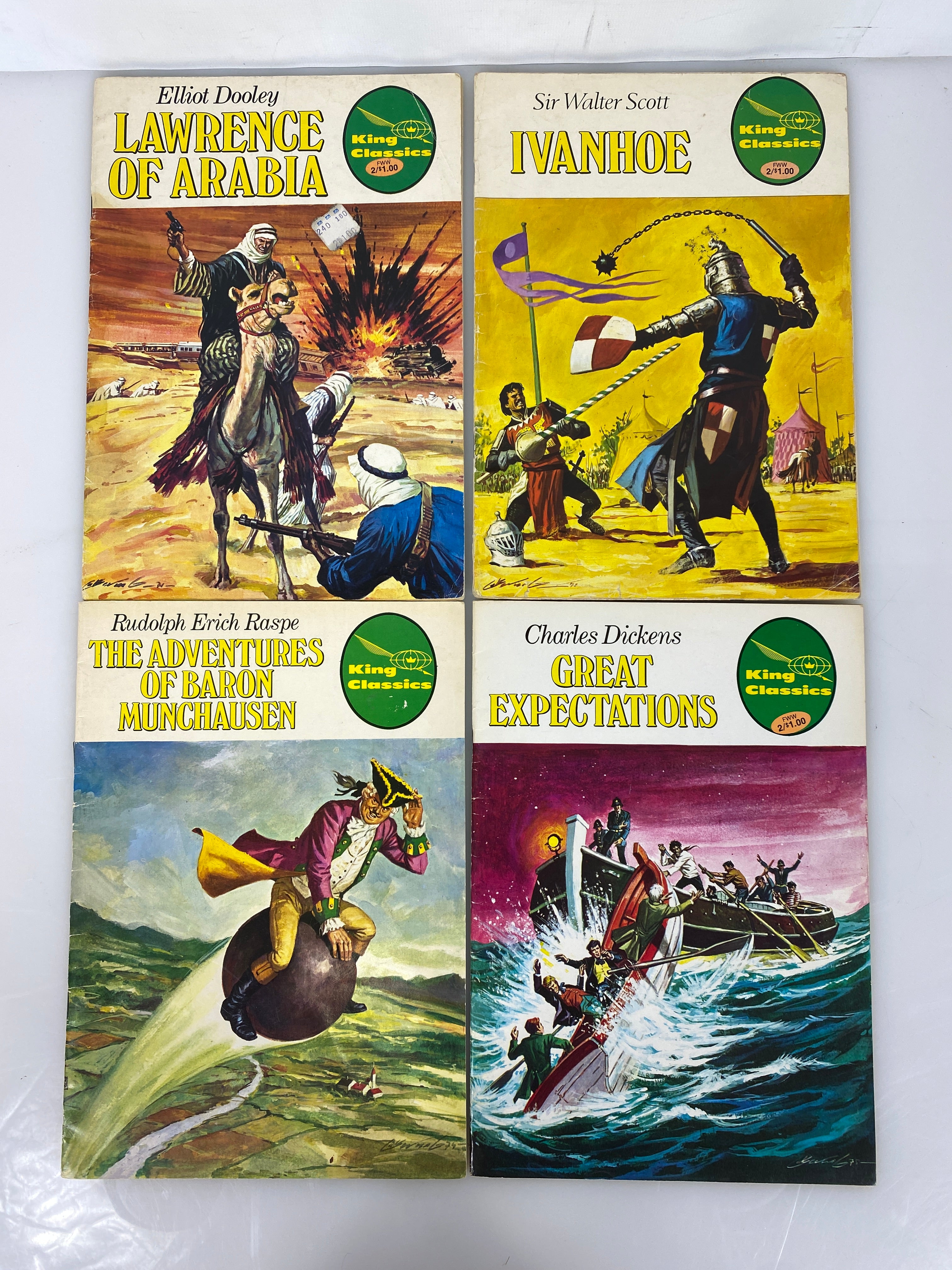 Lot of 4 King Classics Comics 1977