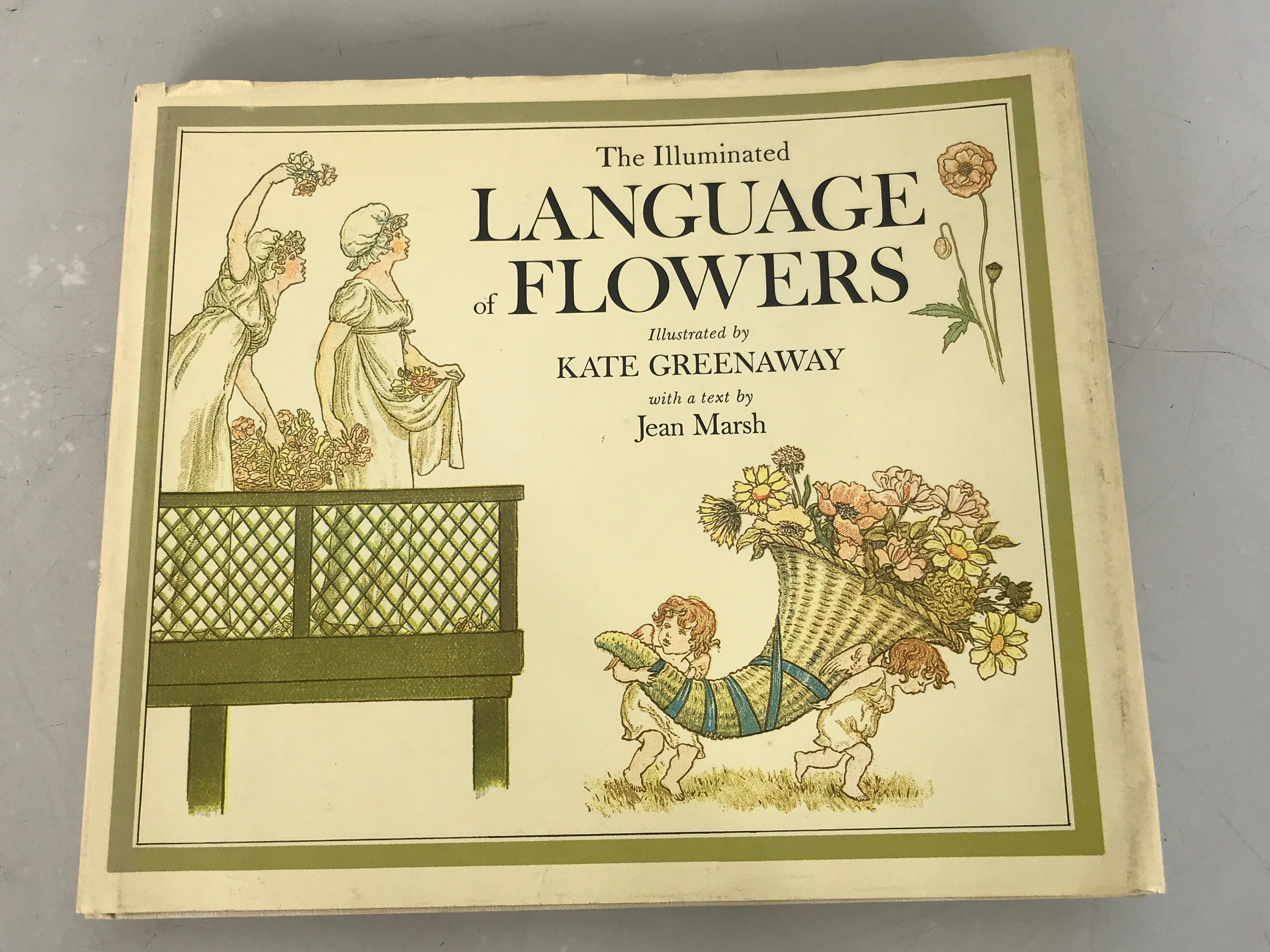 The Illuminated Language of Flowers by Kate Greenaway and Jean Marsh 1978 HC DJ