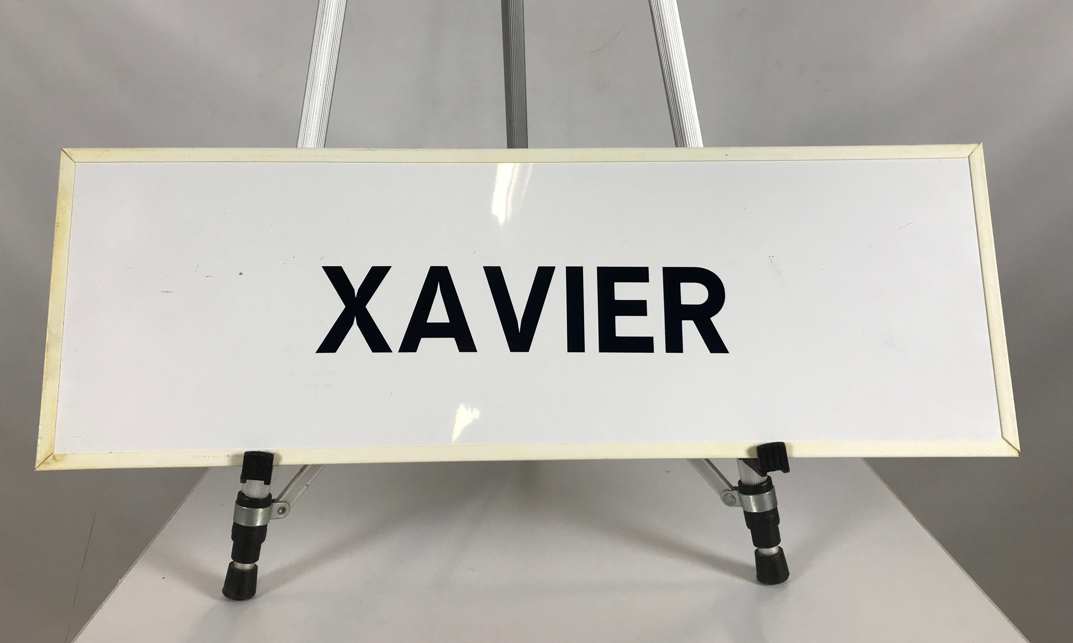 White Framed "Xavier" Picture