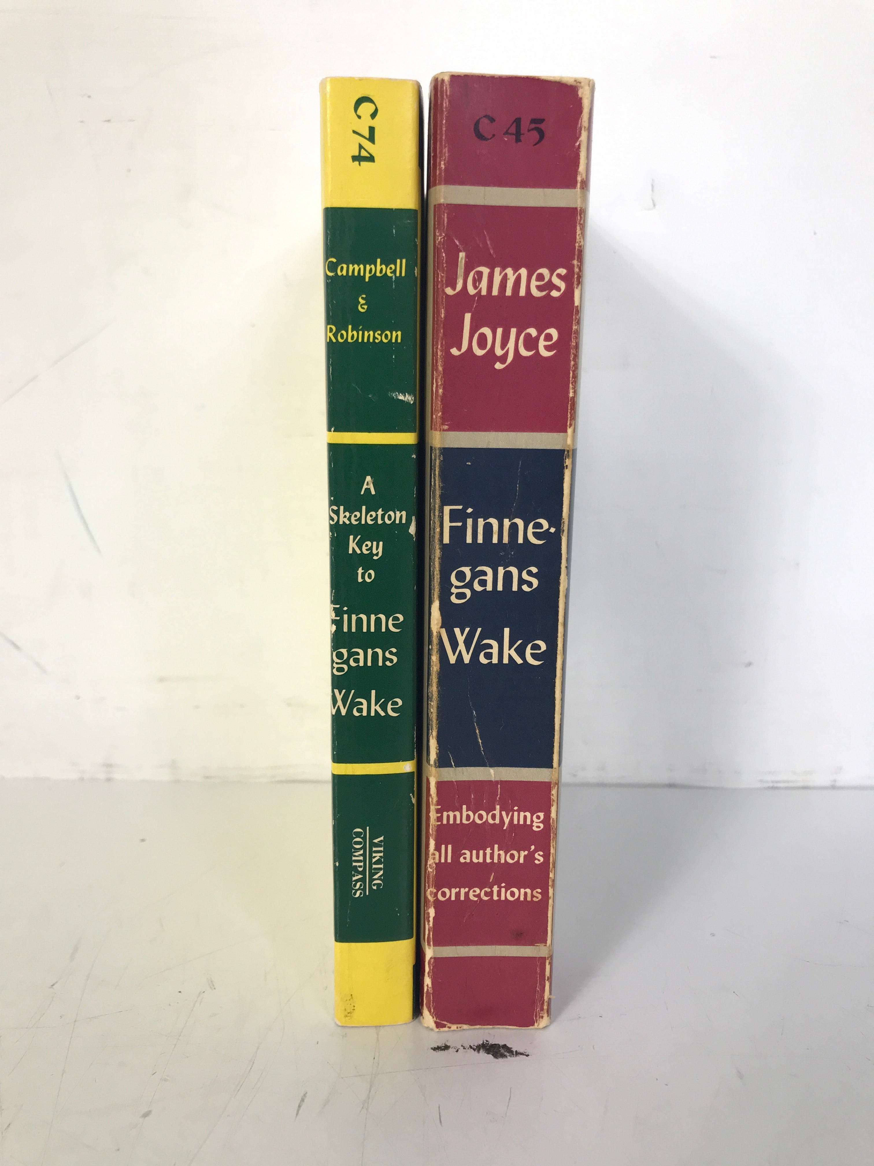 Lot of 2: Finnegans Wake by Joyce and A Skeleton Key to Finnegans Wake SC