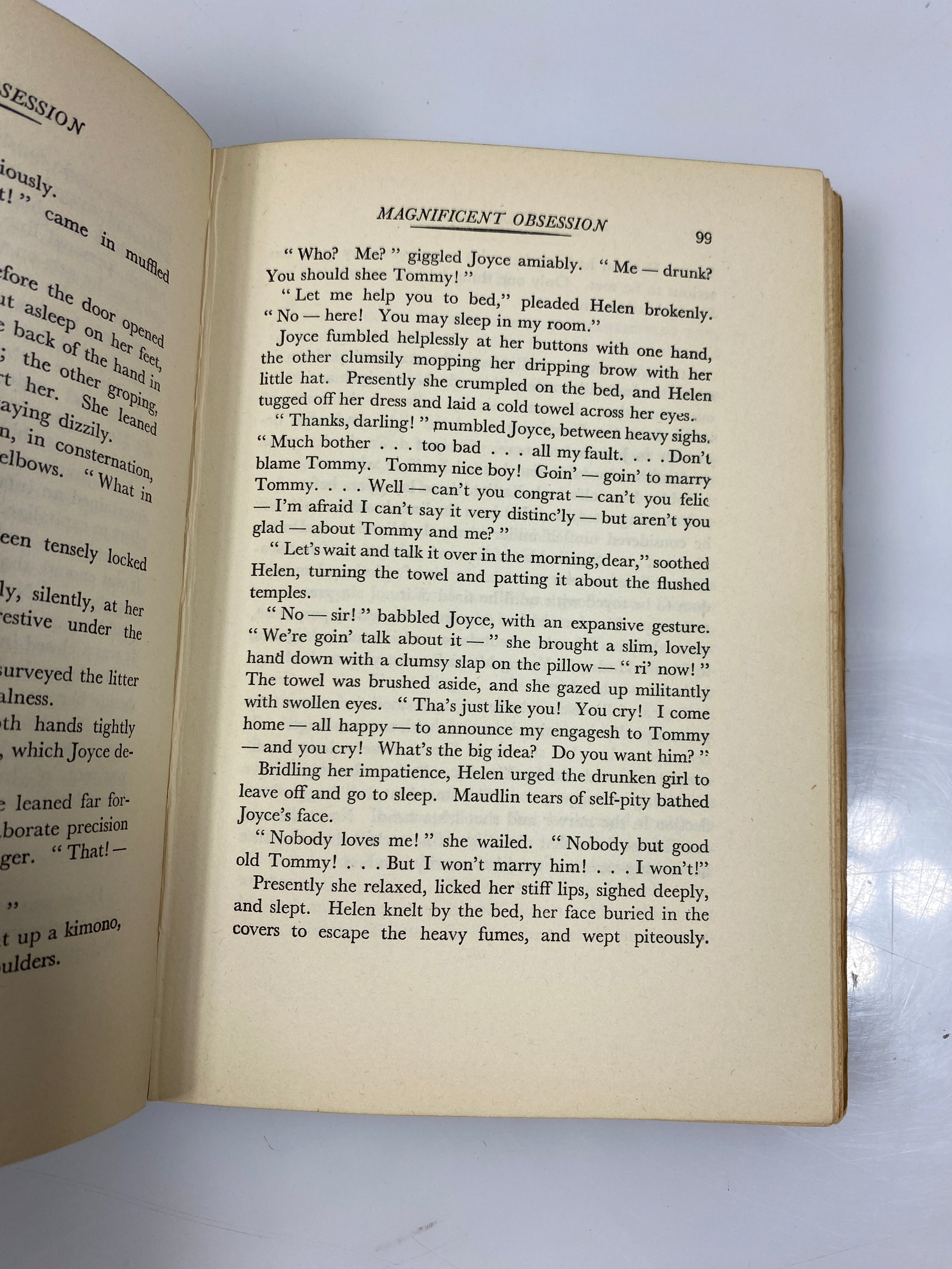 Magnificent Obsession by Lloyd C. Douglass 1929 HC