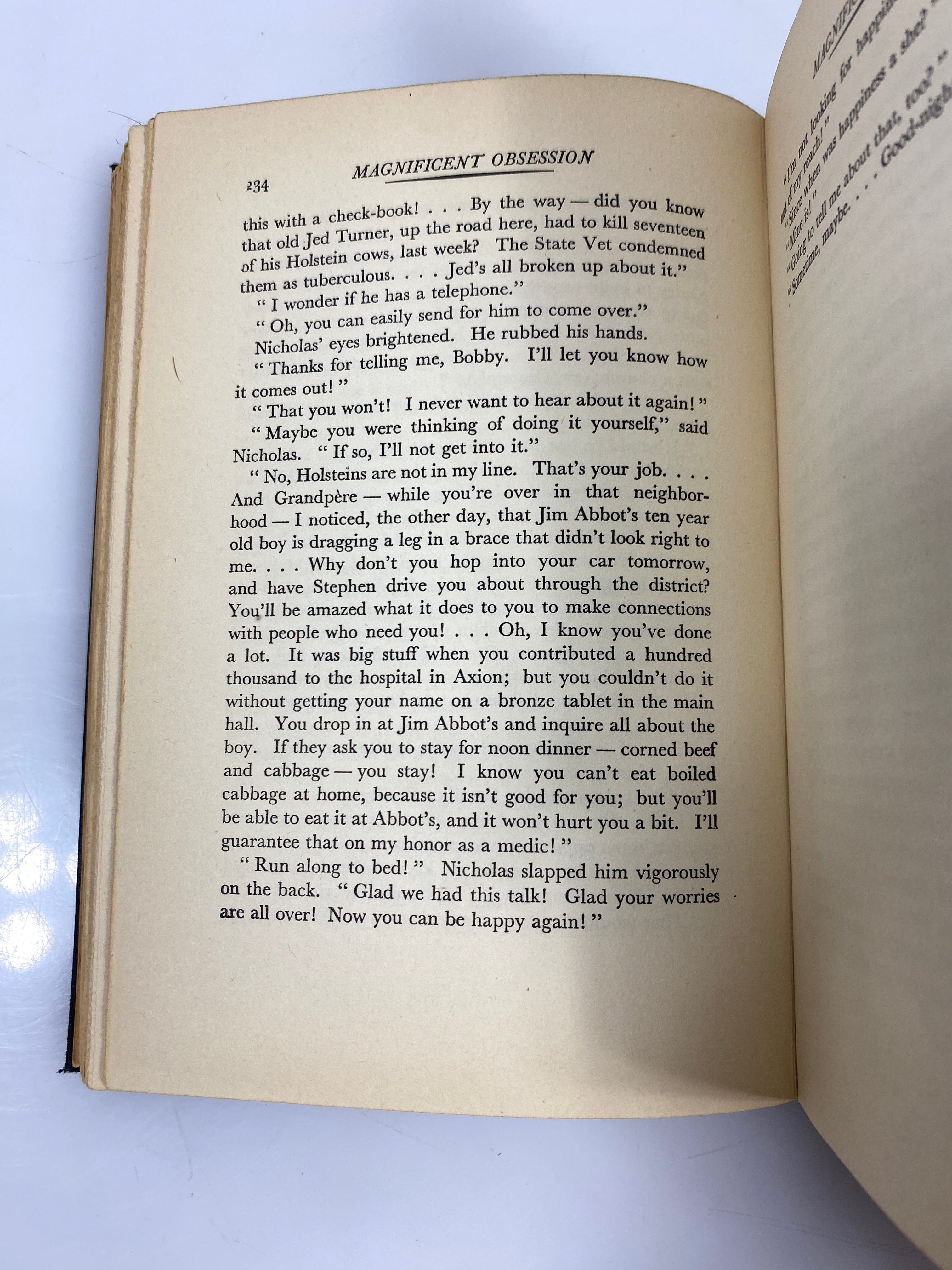 Magnificent Obsession by Lloyd C. Douglass 1929 HC