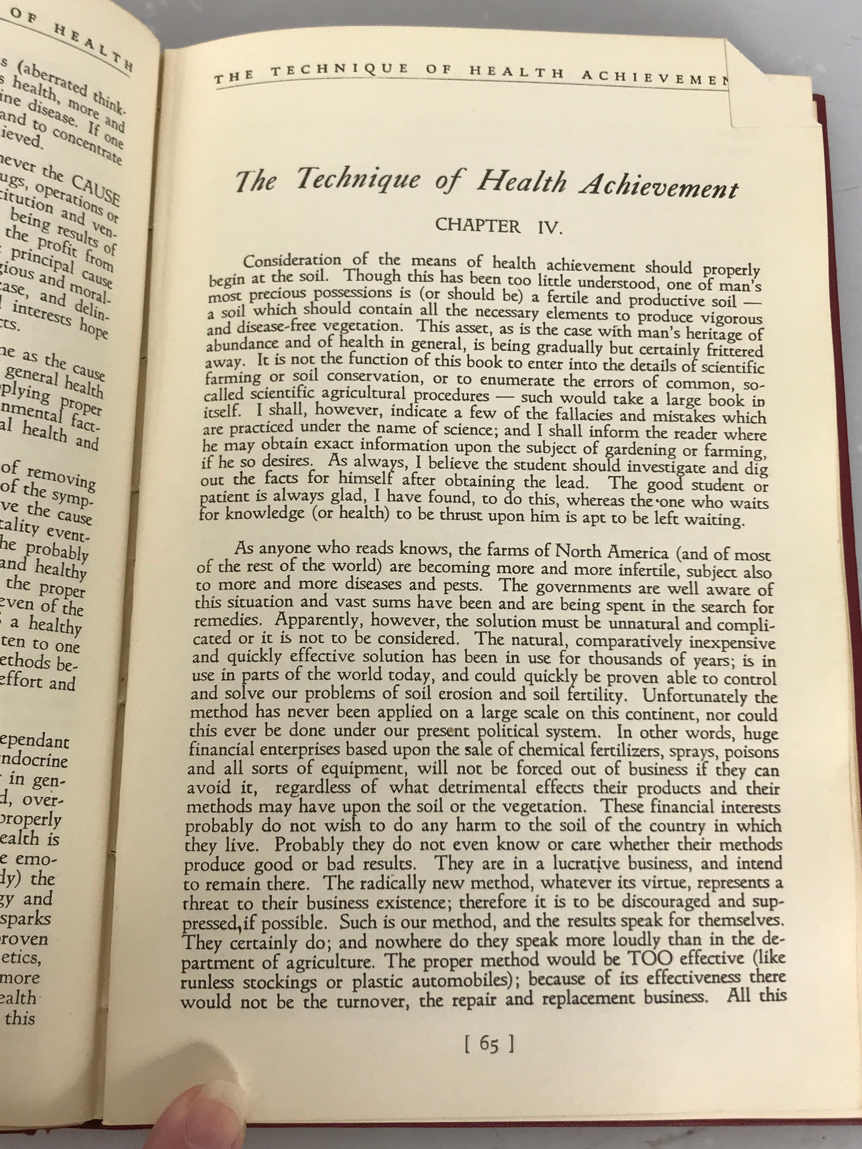 The Philosophy and Science of Health by E.E. Rogers Third Edition 1949 HC