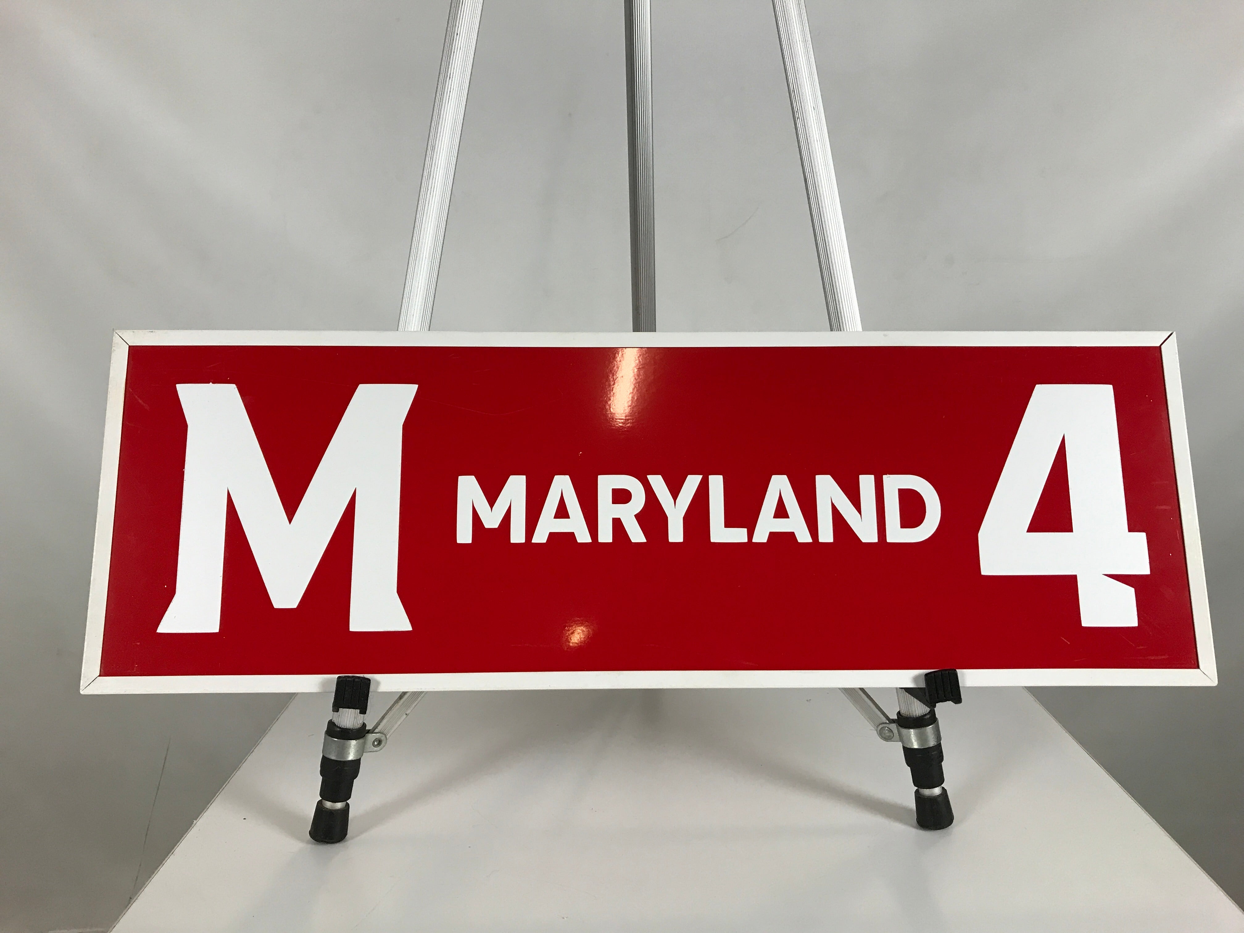 White Framed "Maryland 4" Picture