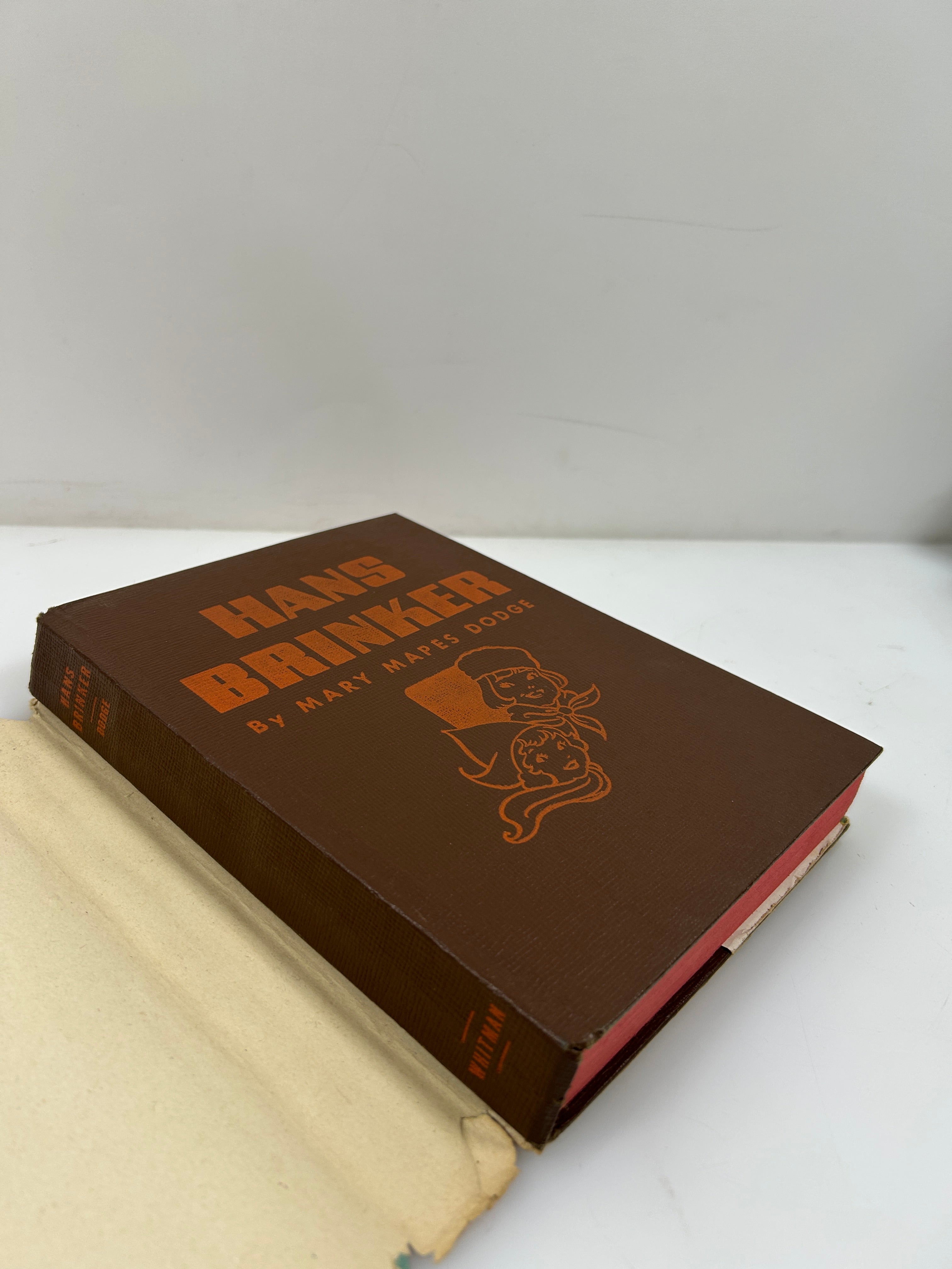 Hans Brinker or the Silver Skates by Mary Mapes Dodge Whitman 1945 HCDJ
