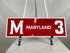 White Framed "Maryland 3" Picture