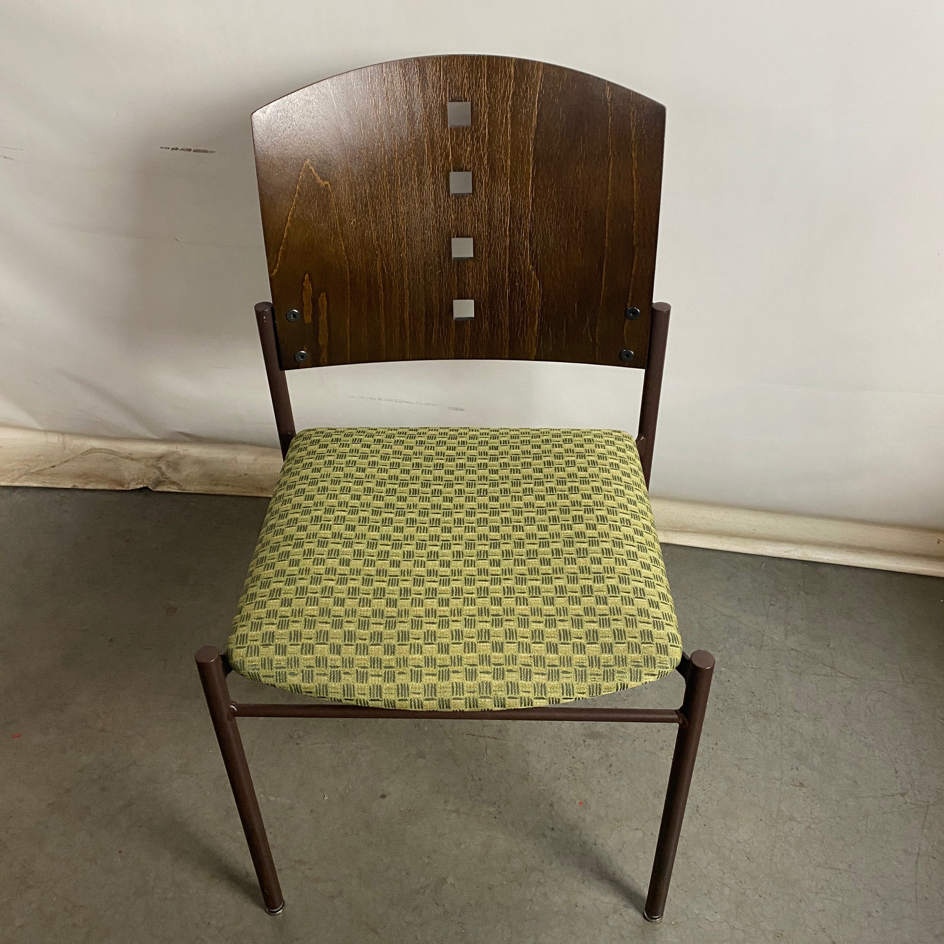 Grand Rapids Chair Company Wood Backed Stackable Chair