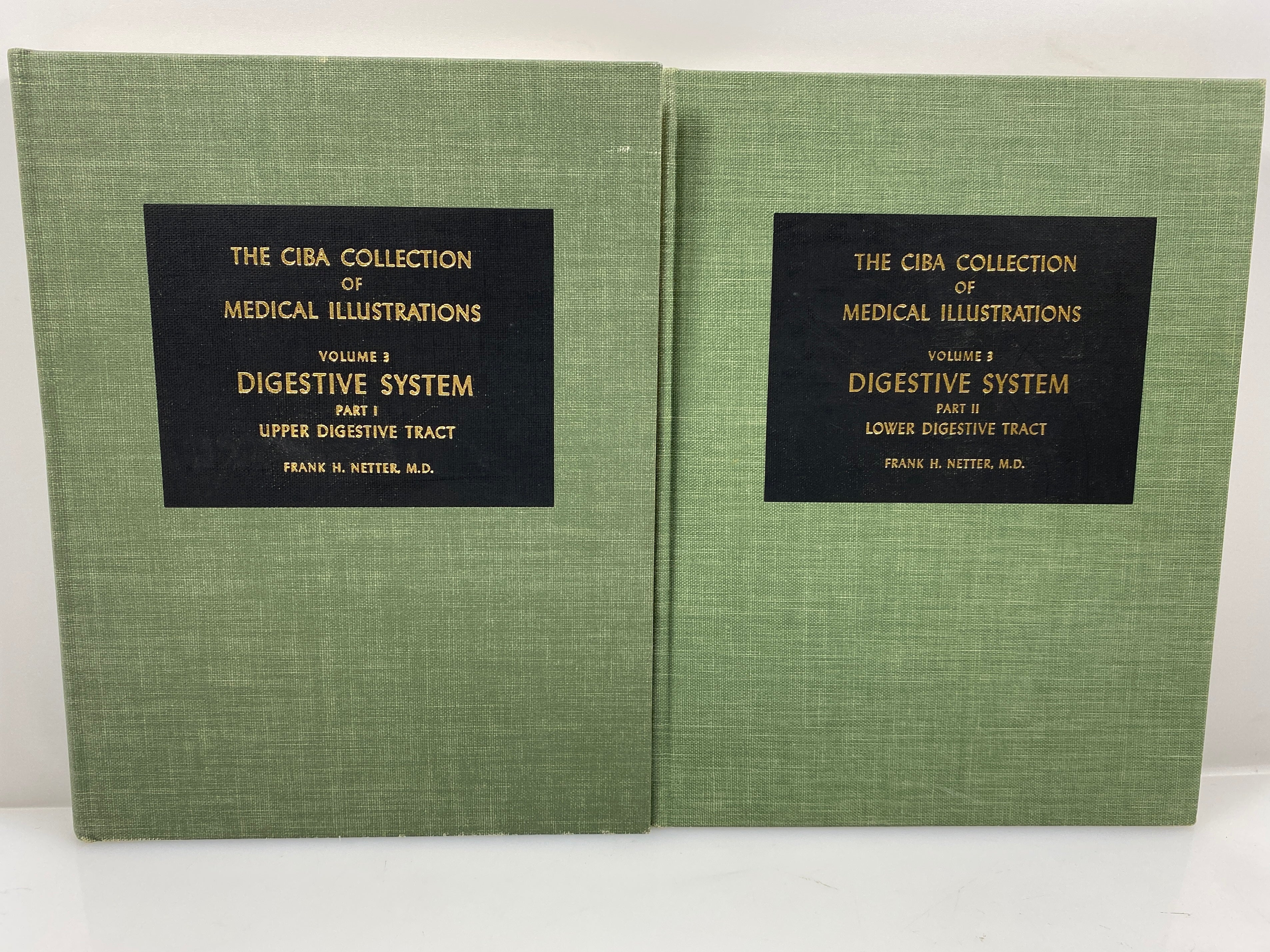 2 Vols: CIBA Collection of Medical Illustrations Digestive System 1971 HC
