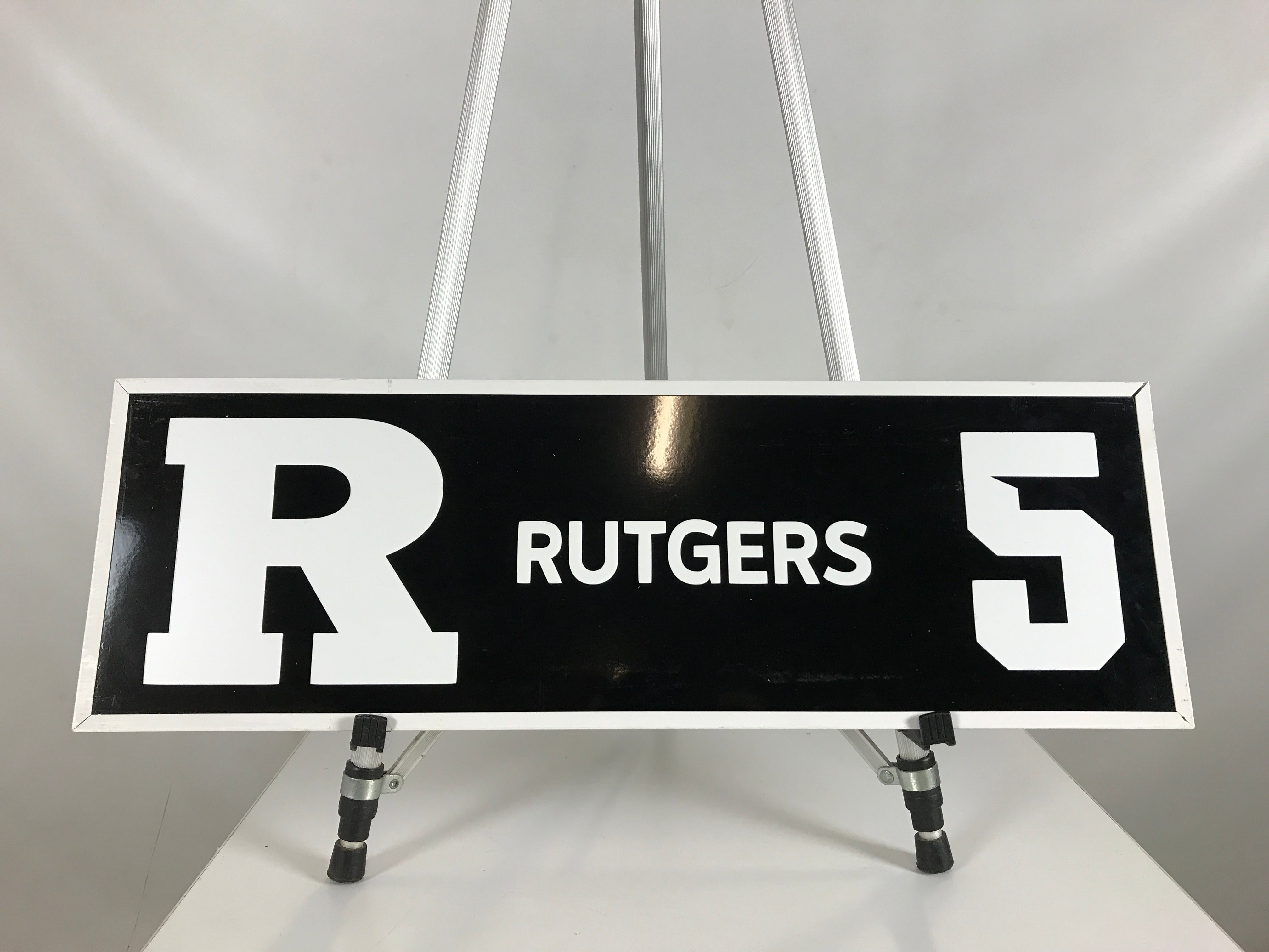 White Framed "Rutgers 5" Picture