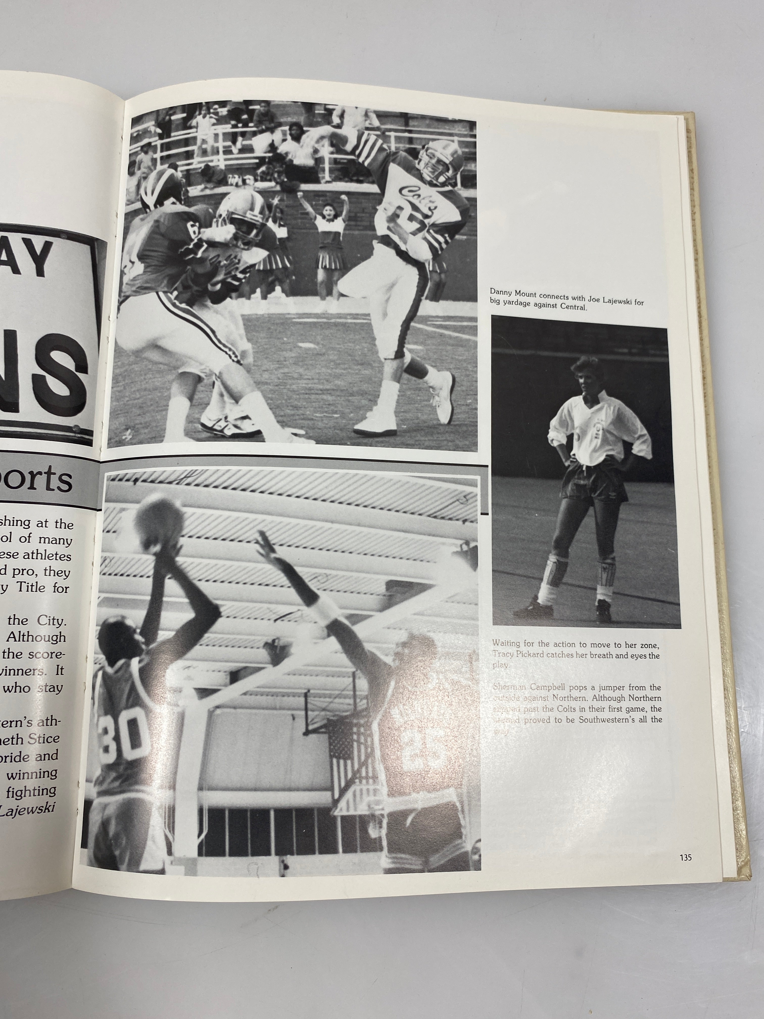 1986 "Spectrum" Flint Southwestern High School Yearbook Flint, MI HC