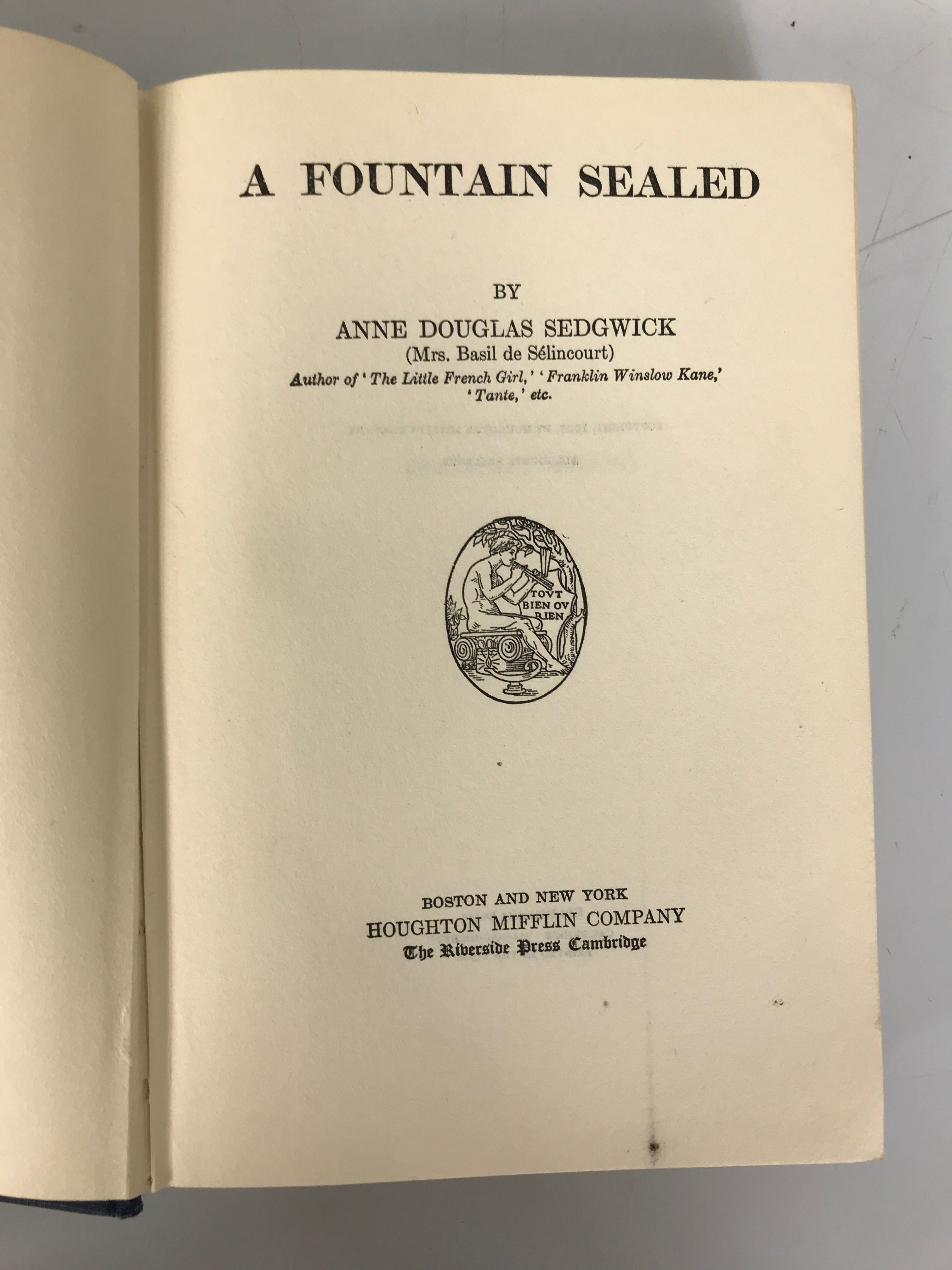 Lot of 2 Anne Douglas Sedgwick First Editions:1907-1908 HC