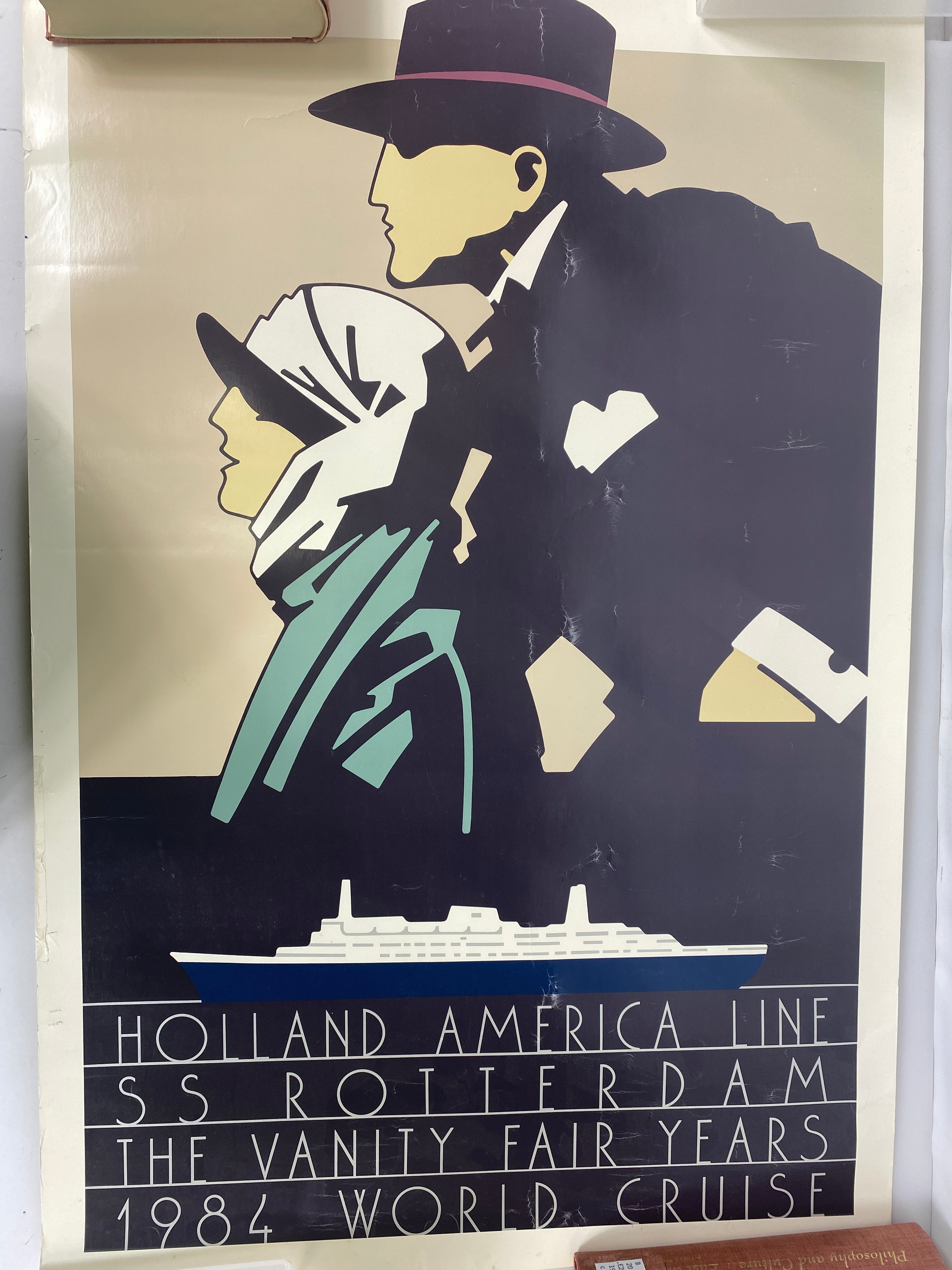 Holland America Line SS Rotterdam World Cruise Poster