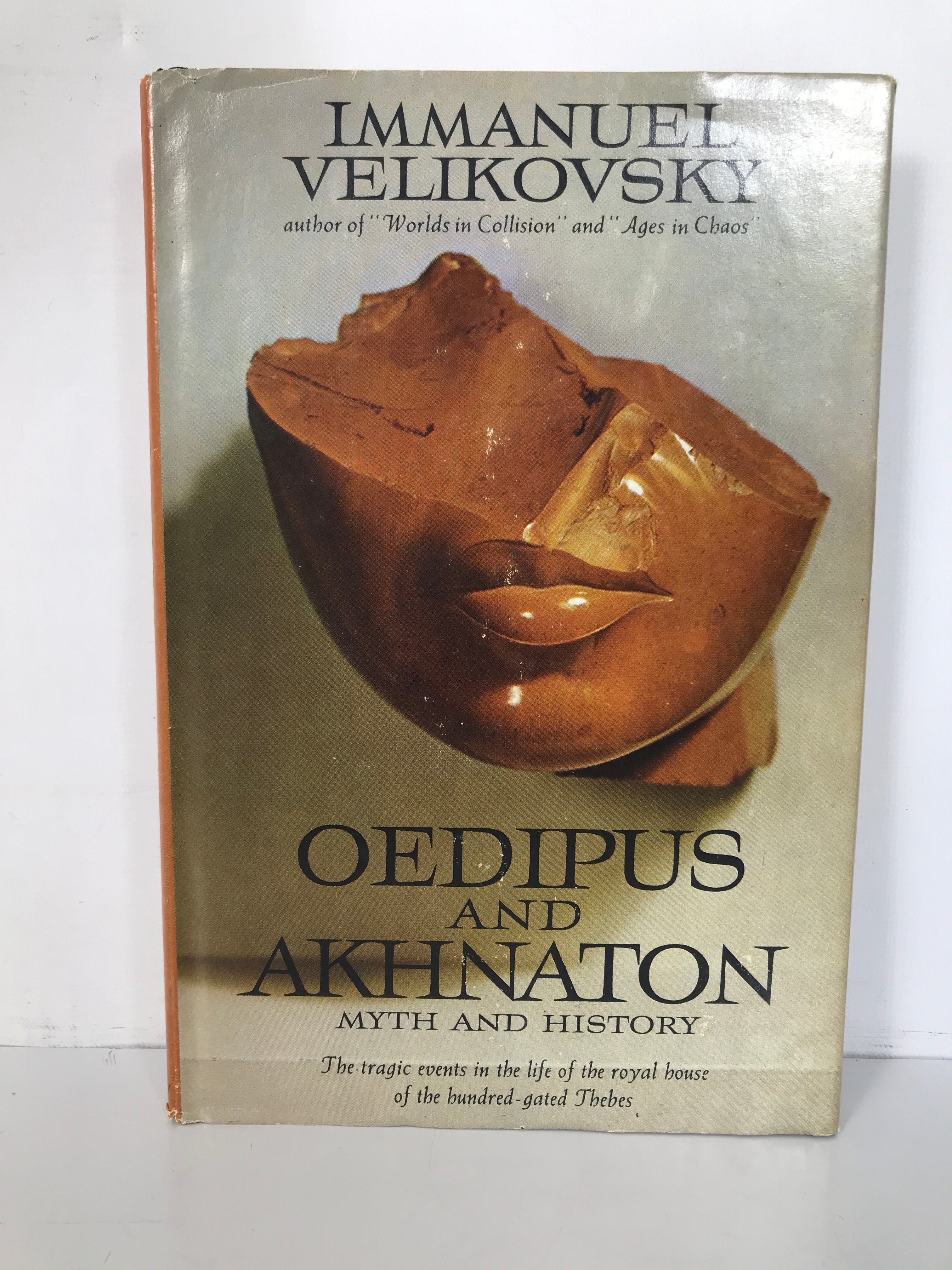 Oedipus and Akhnaton Myth and History by Velikovsky 1960, 1st HC DJ