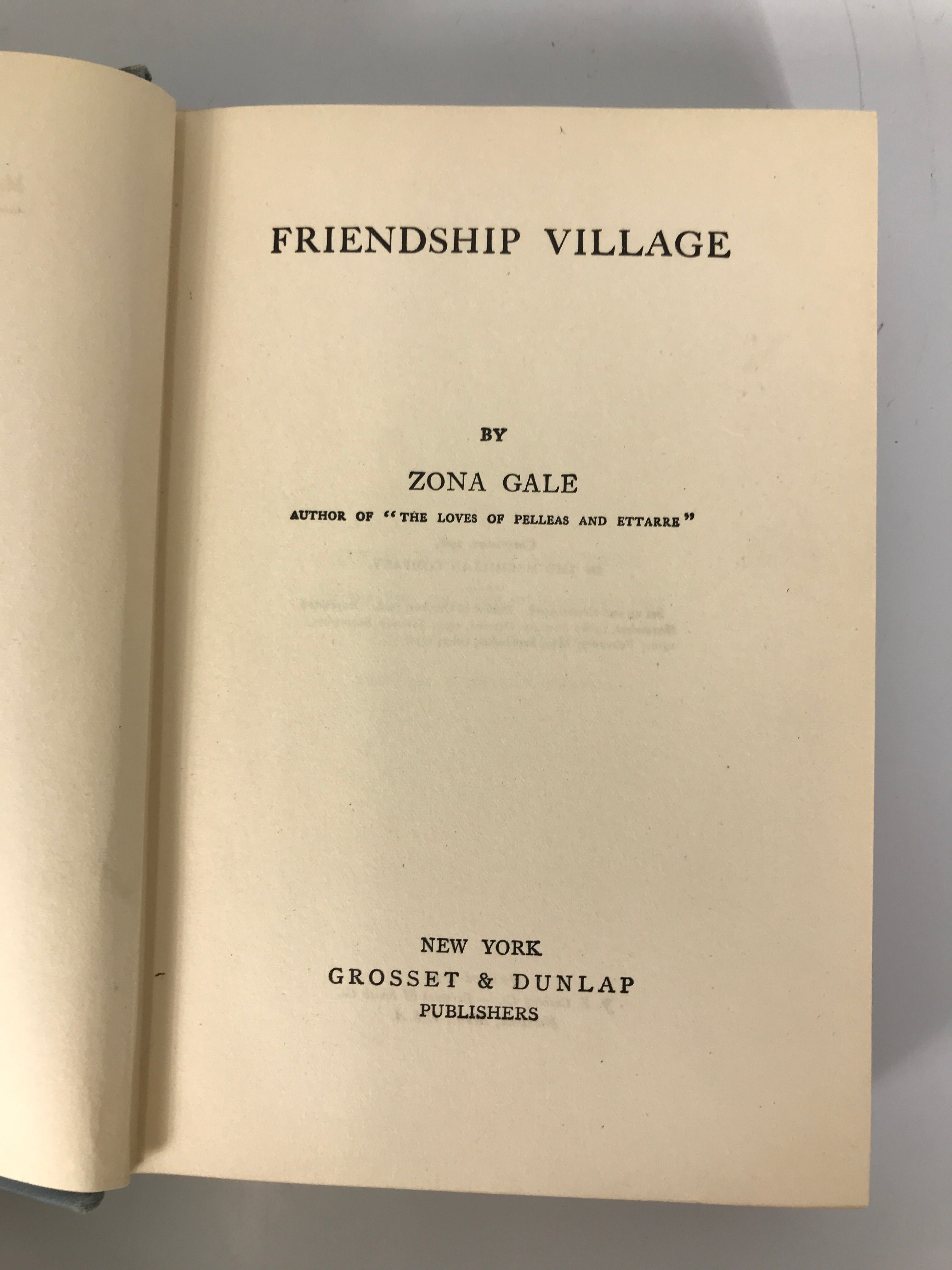 Lot of 2 Zona Gale Novels: 1910-1911 HC