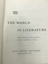 2 Volume Set of The World in Literature by Warnock and Anderson 1950, 1951 HC