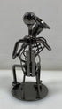 Silver Nuts and Bolts Tuba Player Metal Figurine