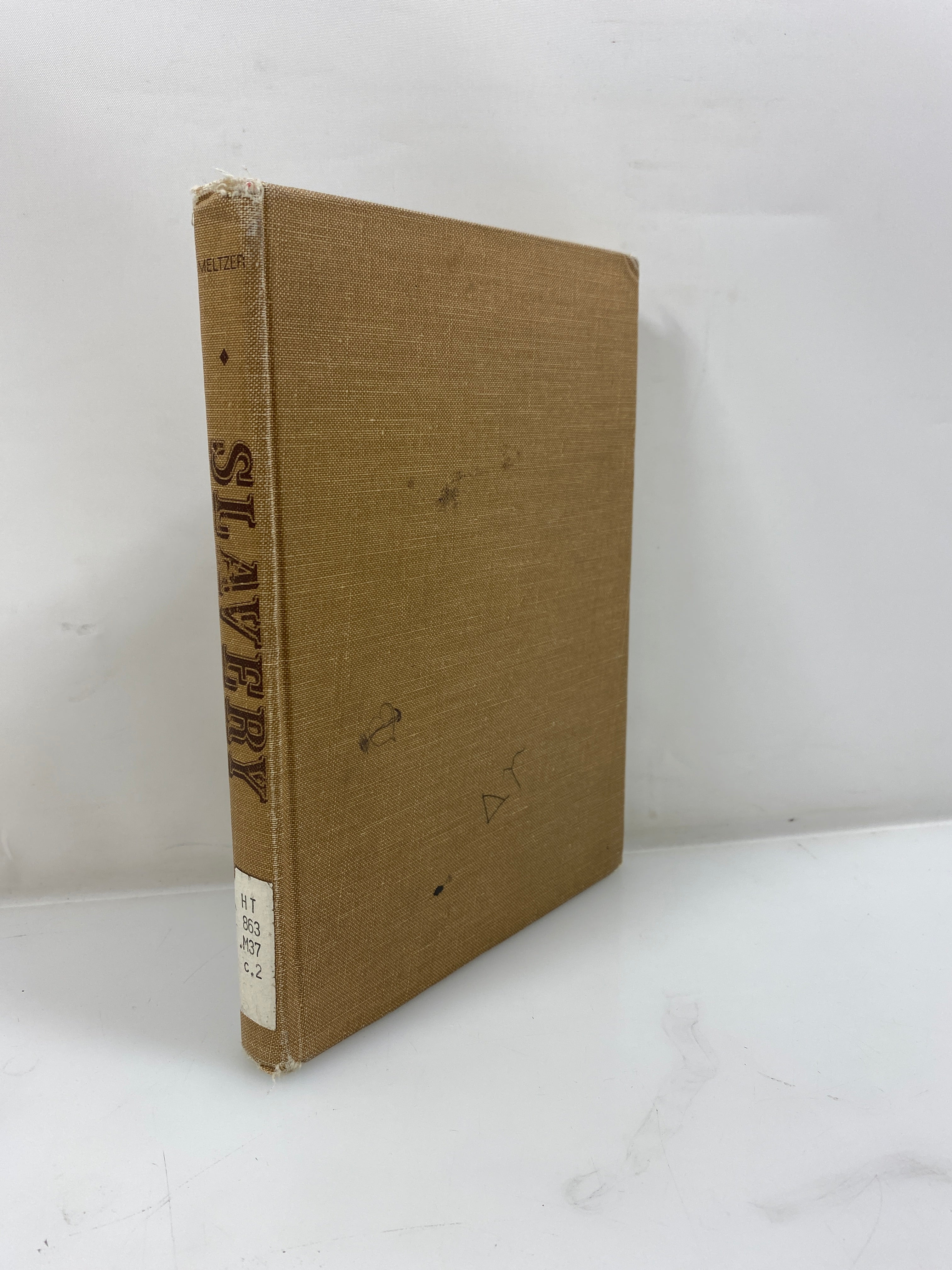Slavery by Milton Meltzer Cowles Book Company, Inc. 1971 1st Ed. Ex-library HC
