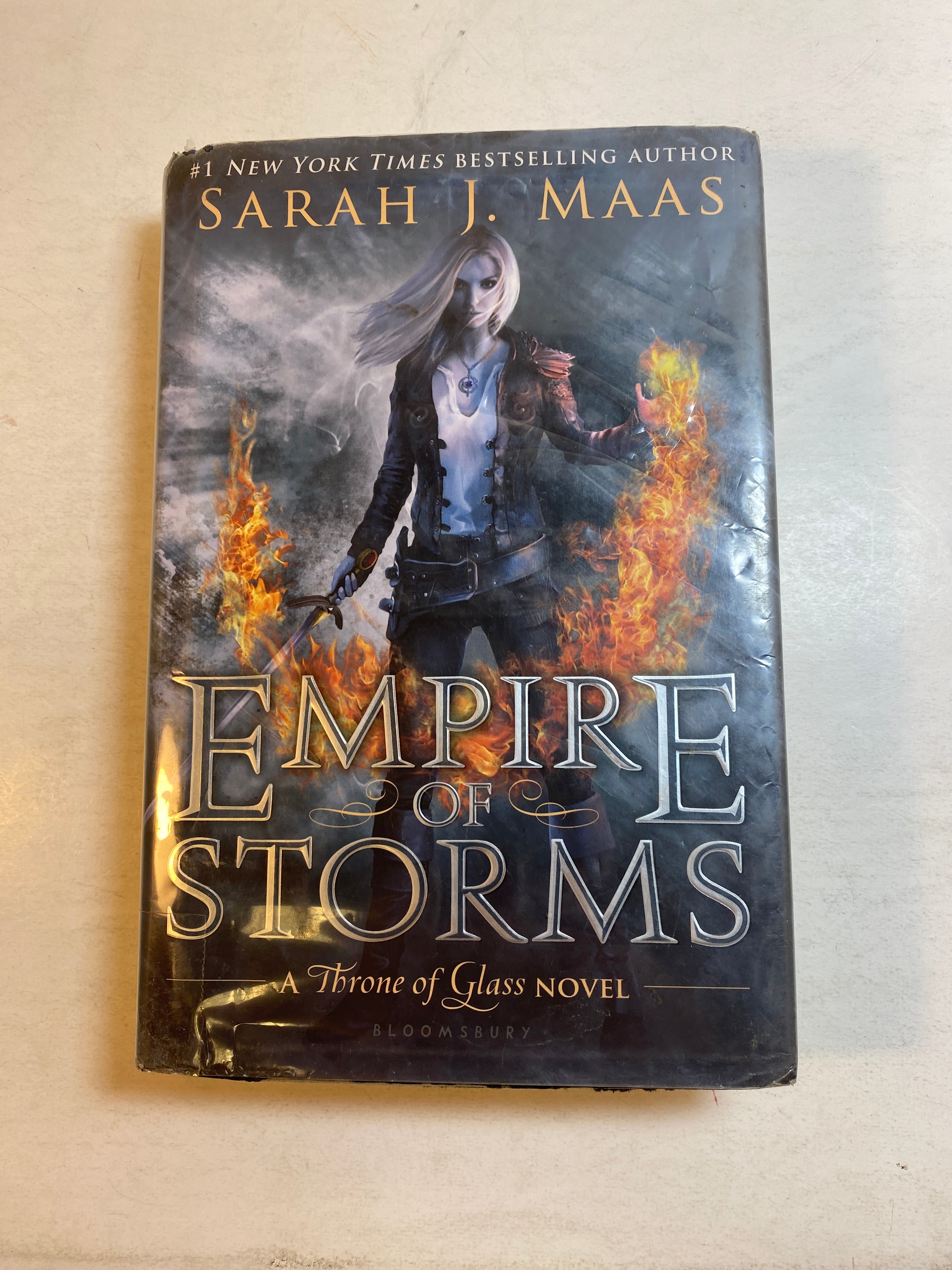 Empire of Storms by Sarah Maas 2016 Ex-Lib HCDJ