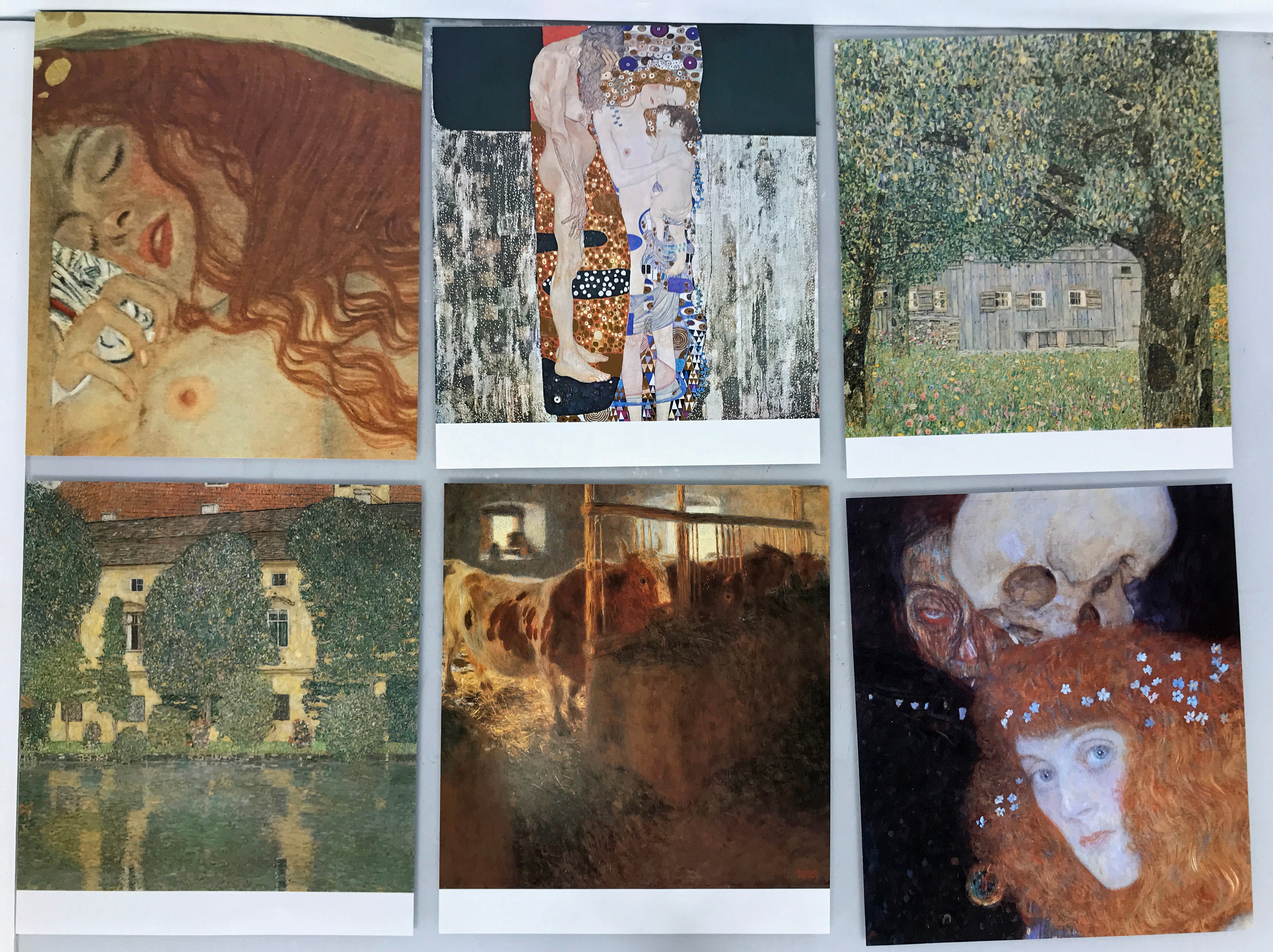 Set of Assorted Gustav Klimt Prints