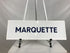 White Framed "Marquette" Picture
