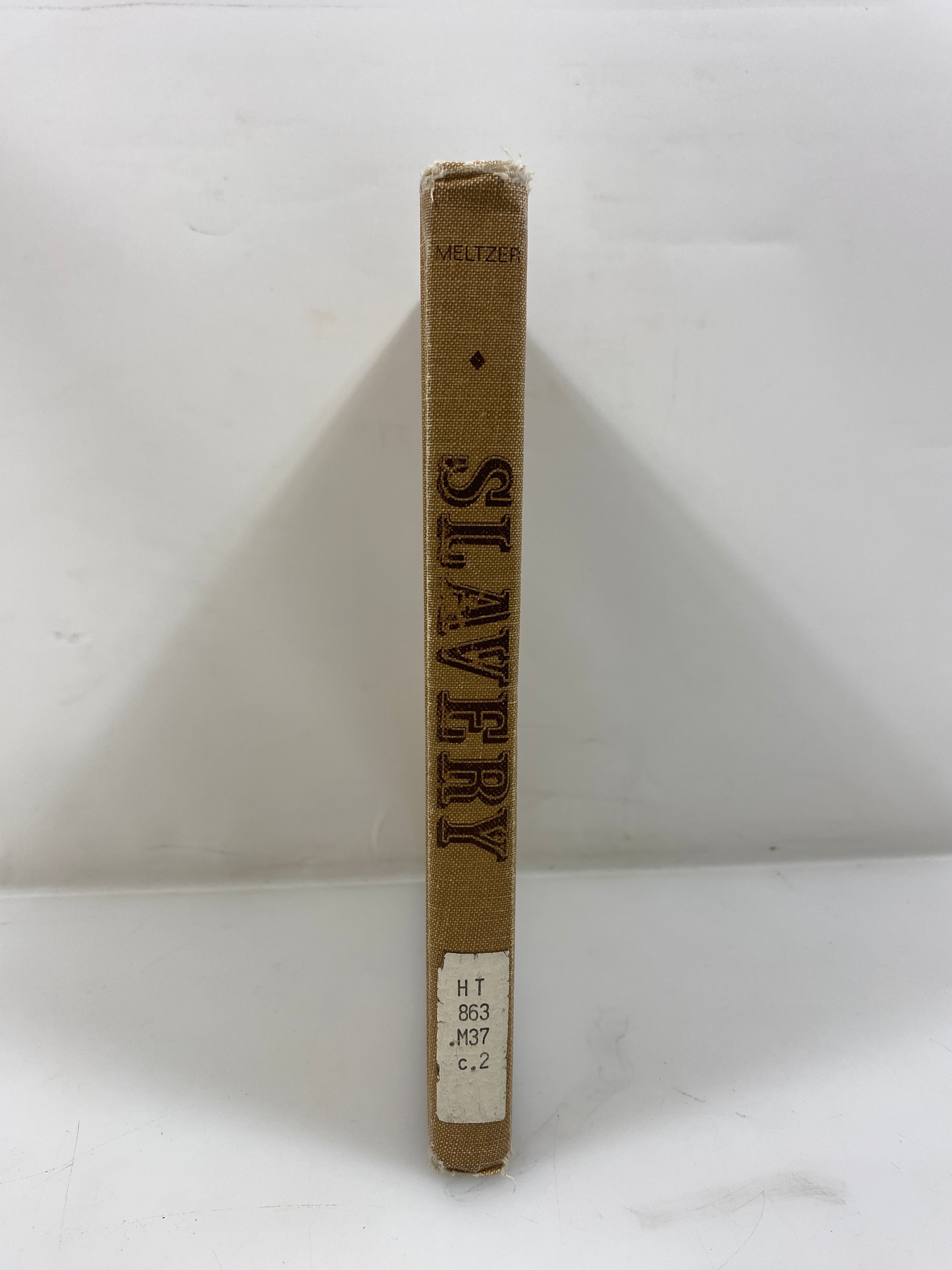 Slavery by Milton Meltzer Cowles Book Company, Inc. 1971 1st Ed. Ex-library HC