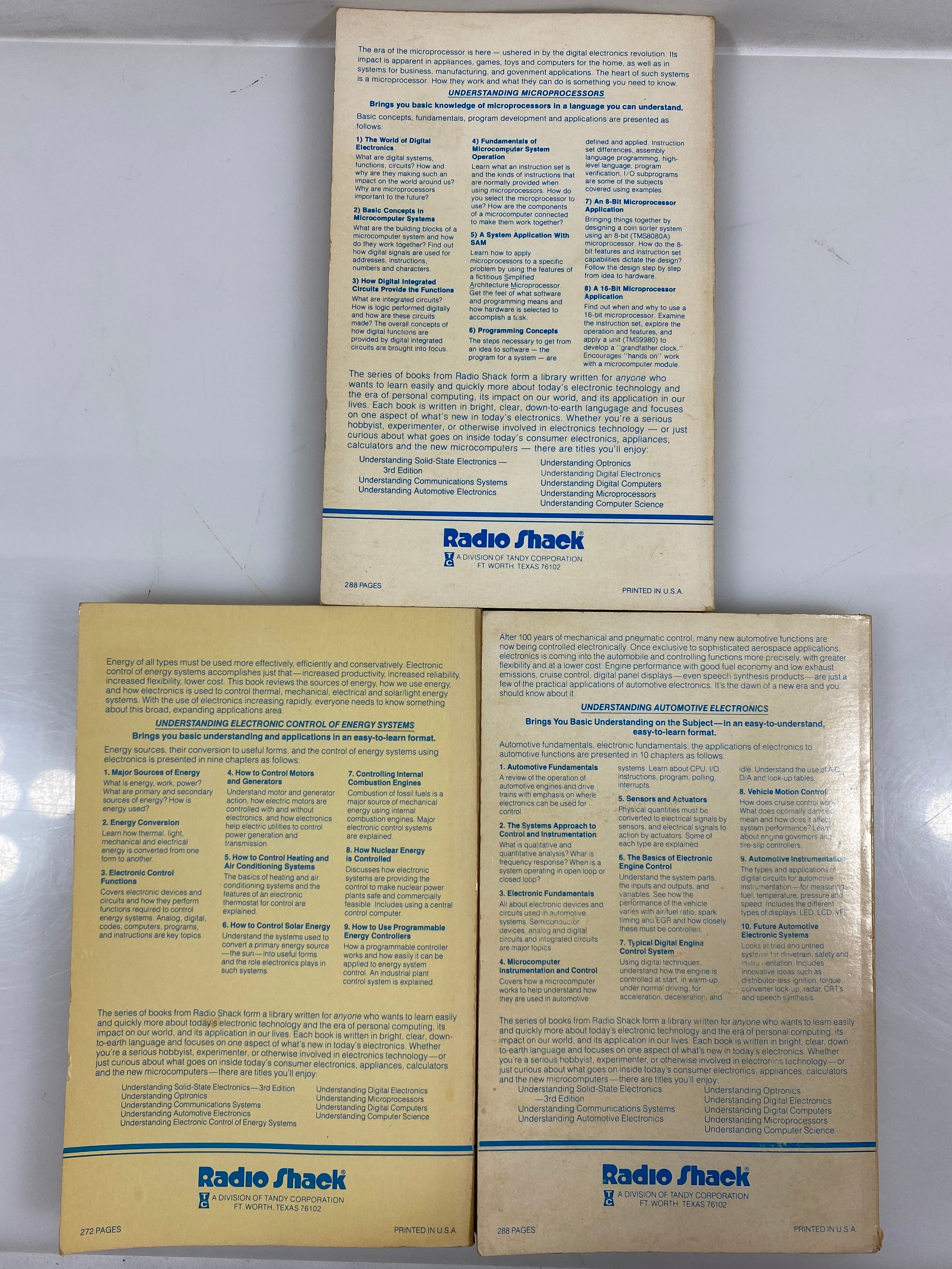 3 Vintage Radio Shack Guidebooks Texas Instruments Learning Center SC