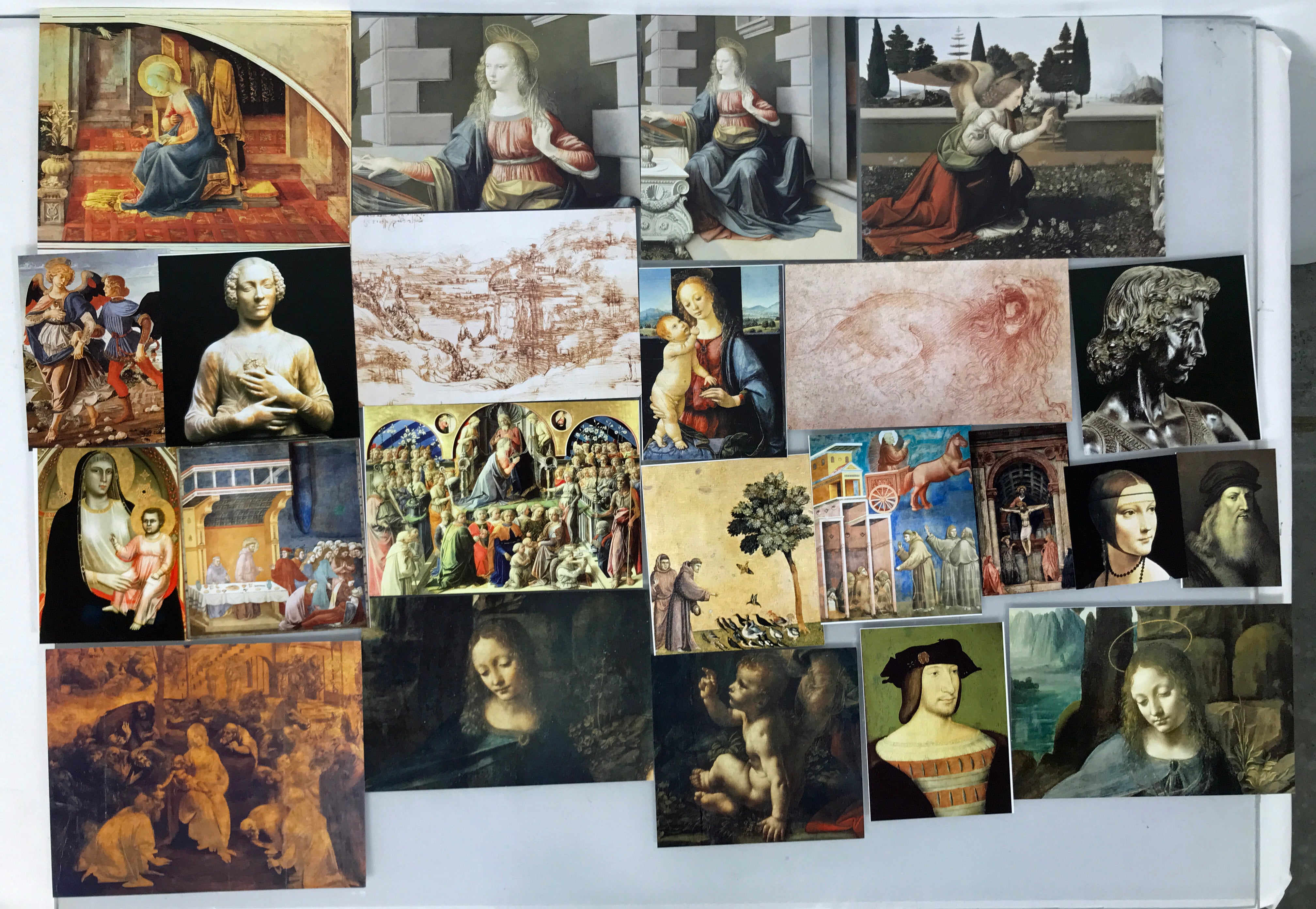 Assorted Leonardo Da Vinci Prints