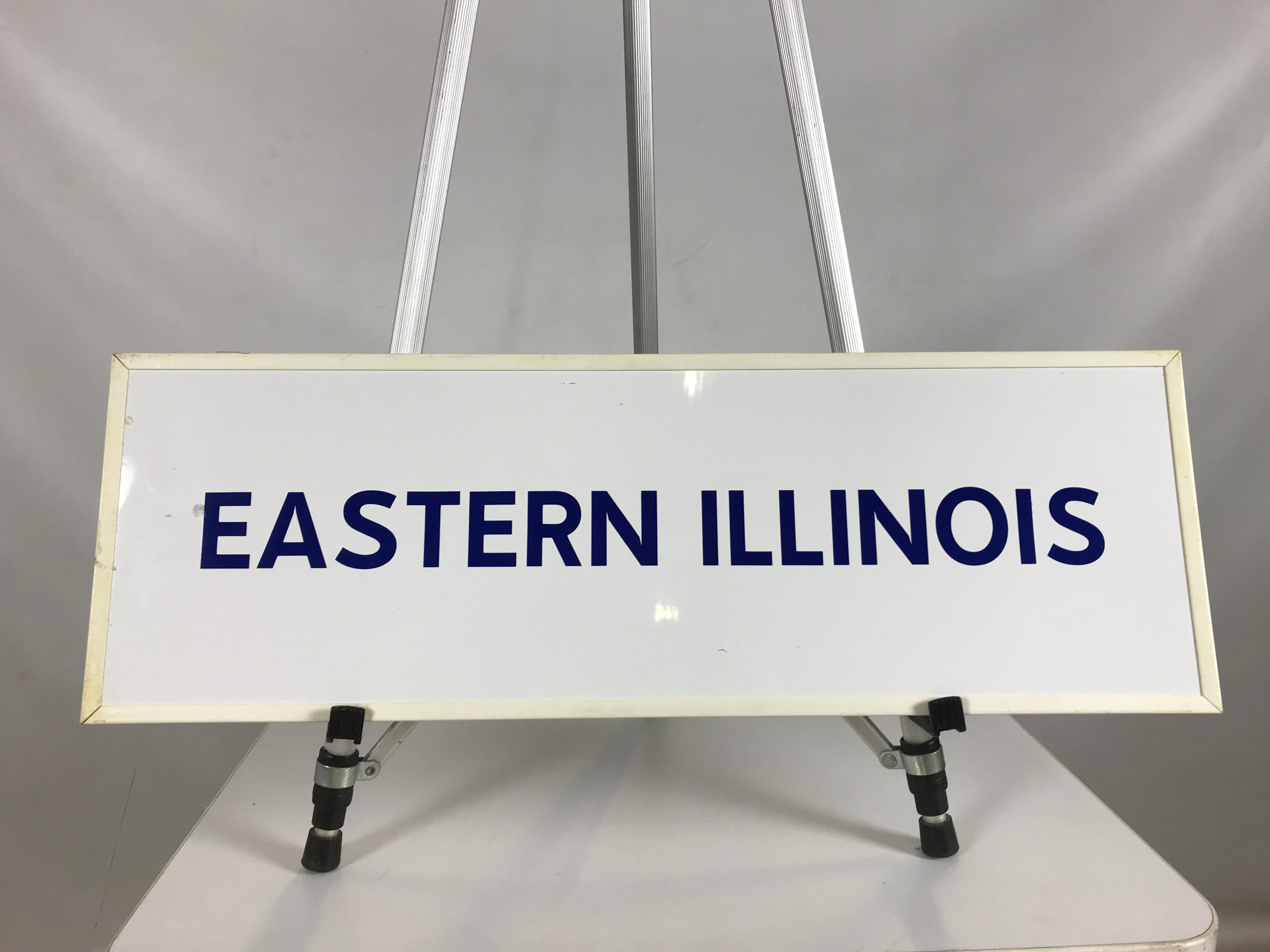 White Framed "Eastern Illinois" Picture