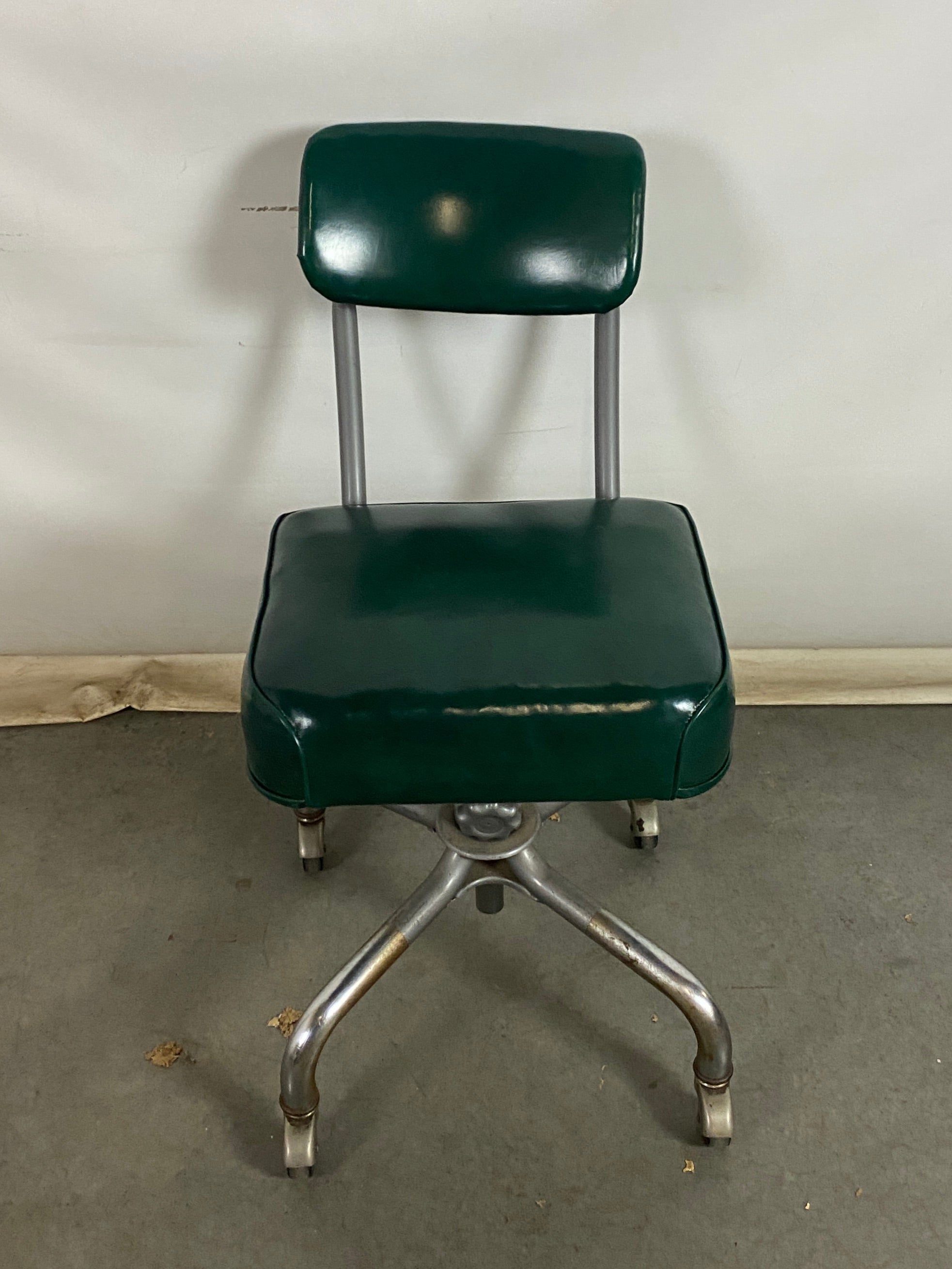 Vintage Steelcase "Groen" Metal Chair