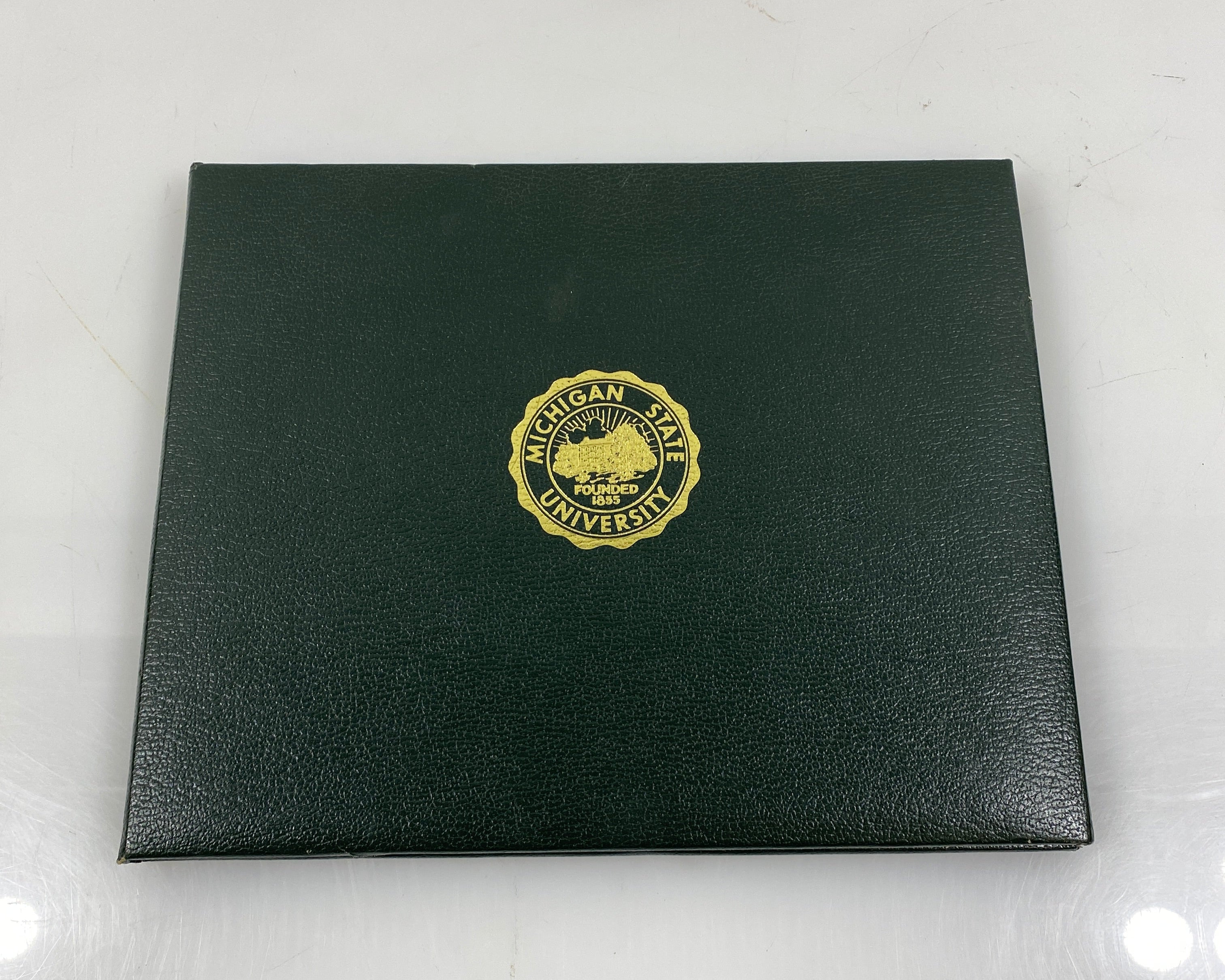 Michigan State University Dark Green Diploma Folder