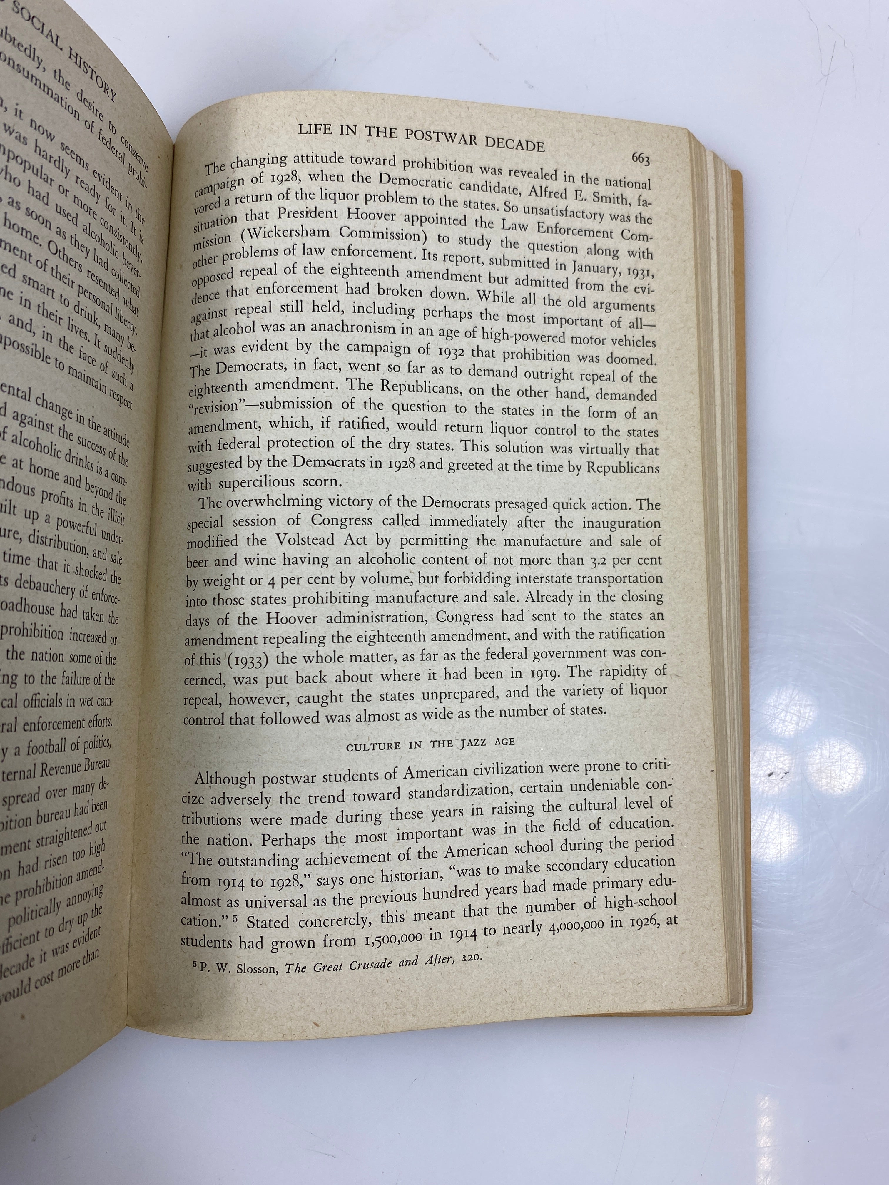 Set of 2: American Political and Social History Vol 1-2 War Department 1943 SC