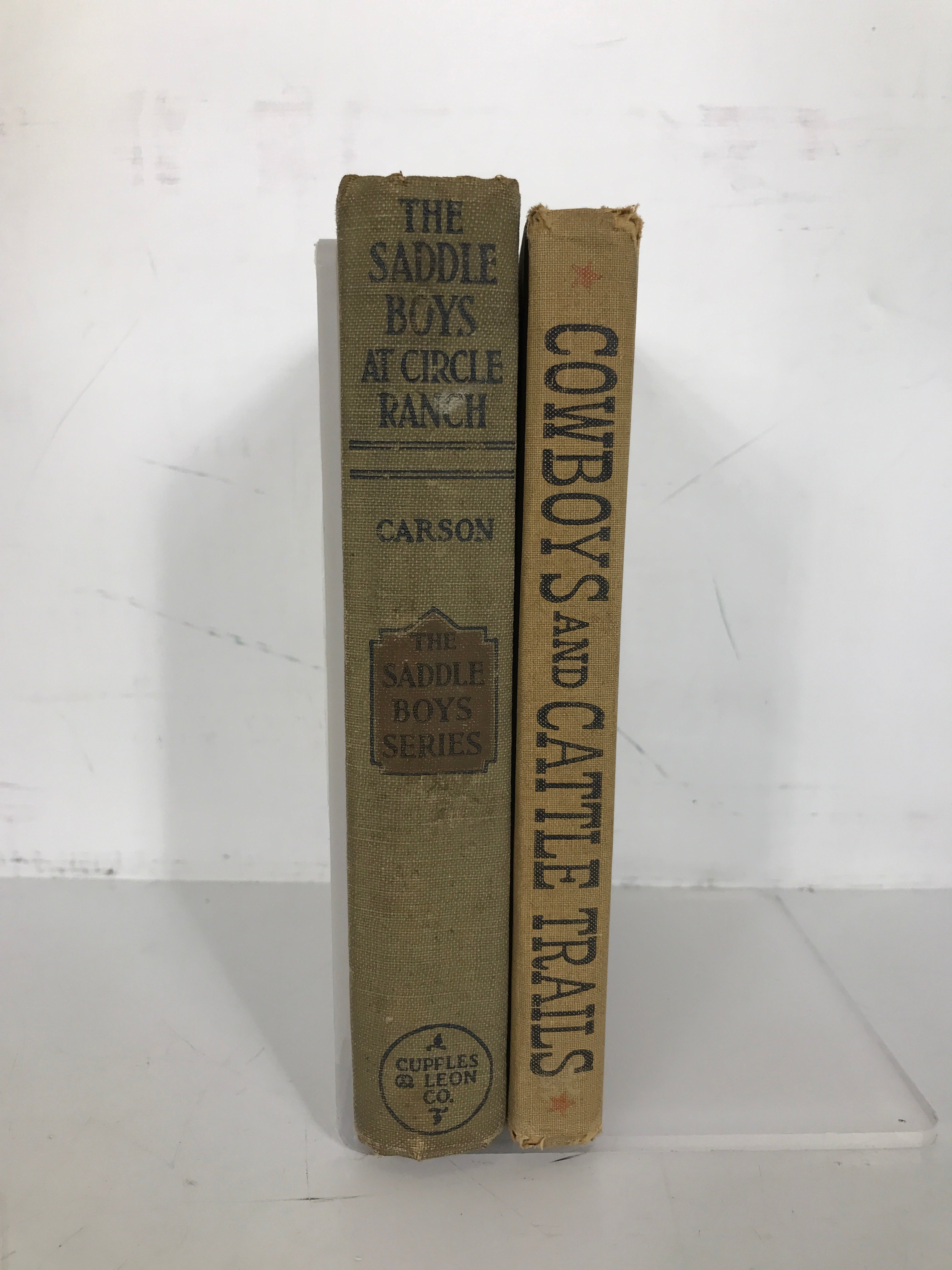 Lot of 2: Cowboys & Cattle Trails/The Saddle Boys at Circle Ranch HC